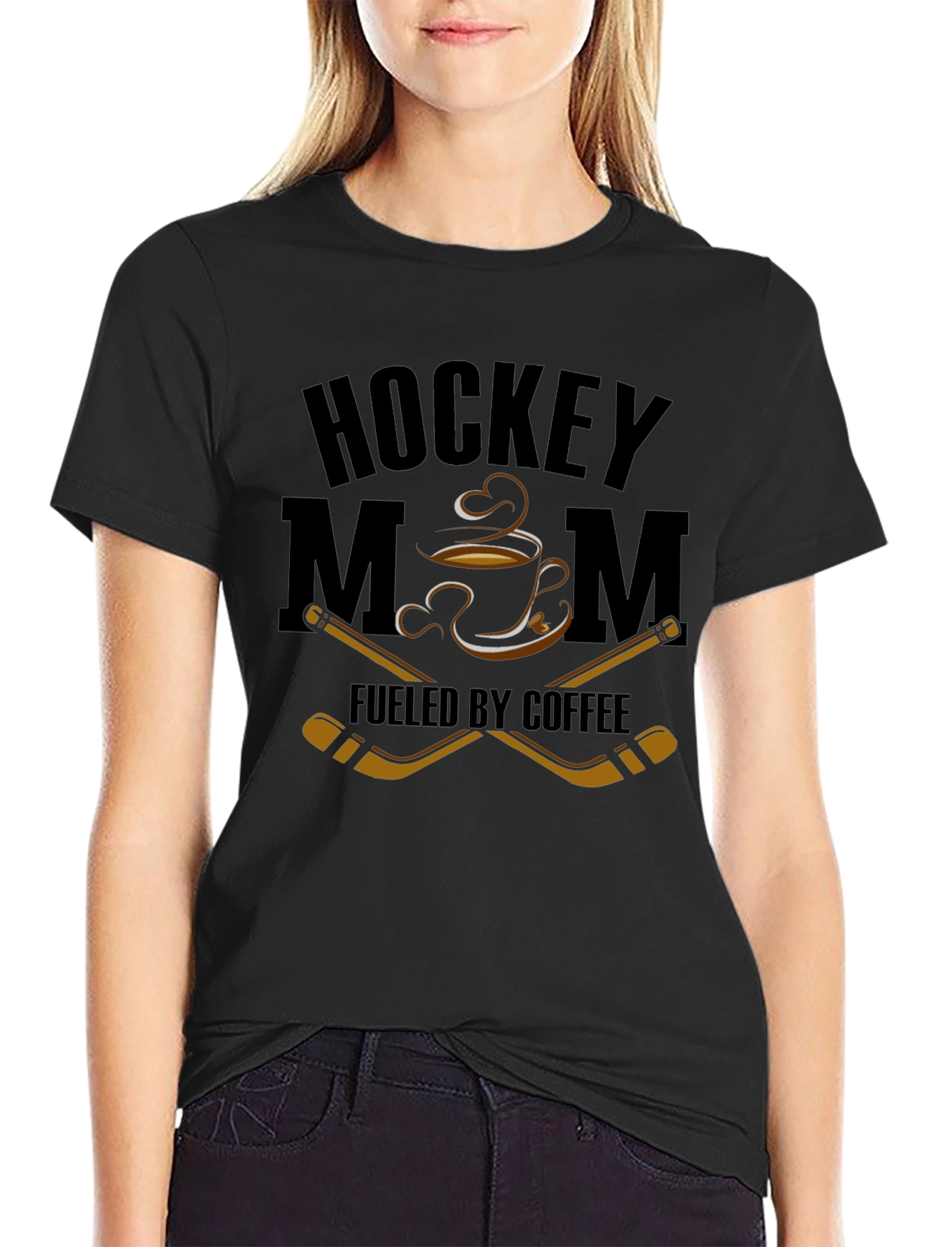 Hockey Mom Fueled By Coffee T-Shirt