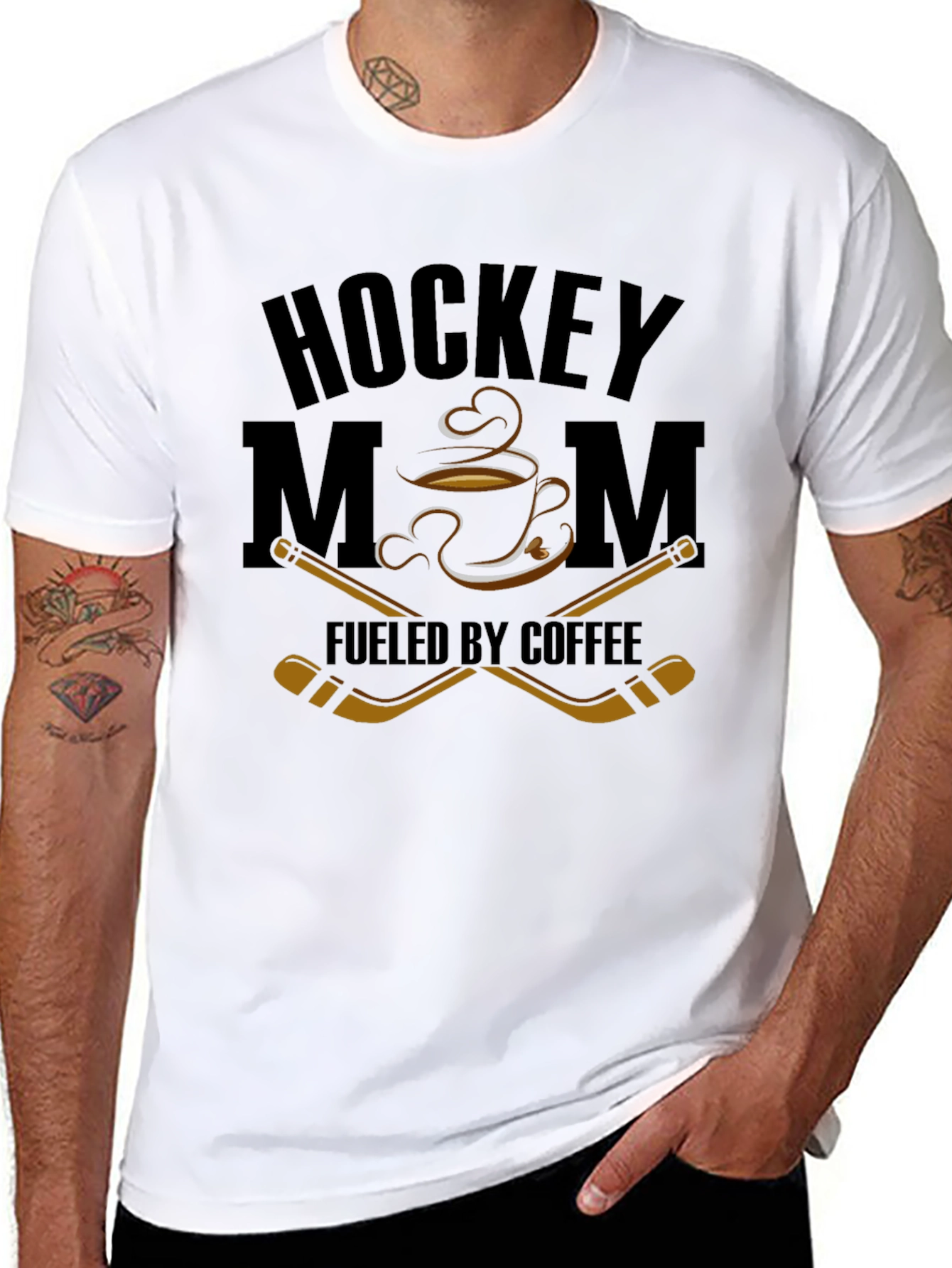 Hockey Mom Fueled By Coffee T-Shirt