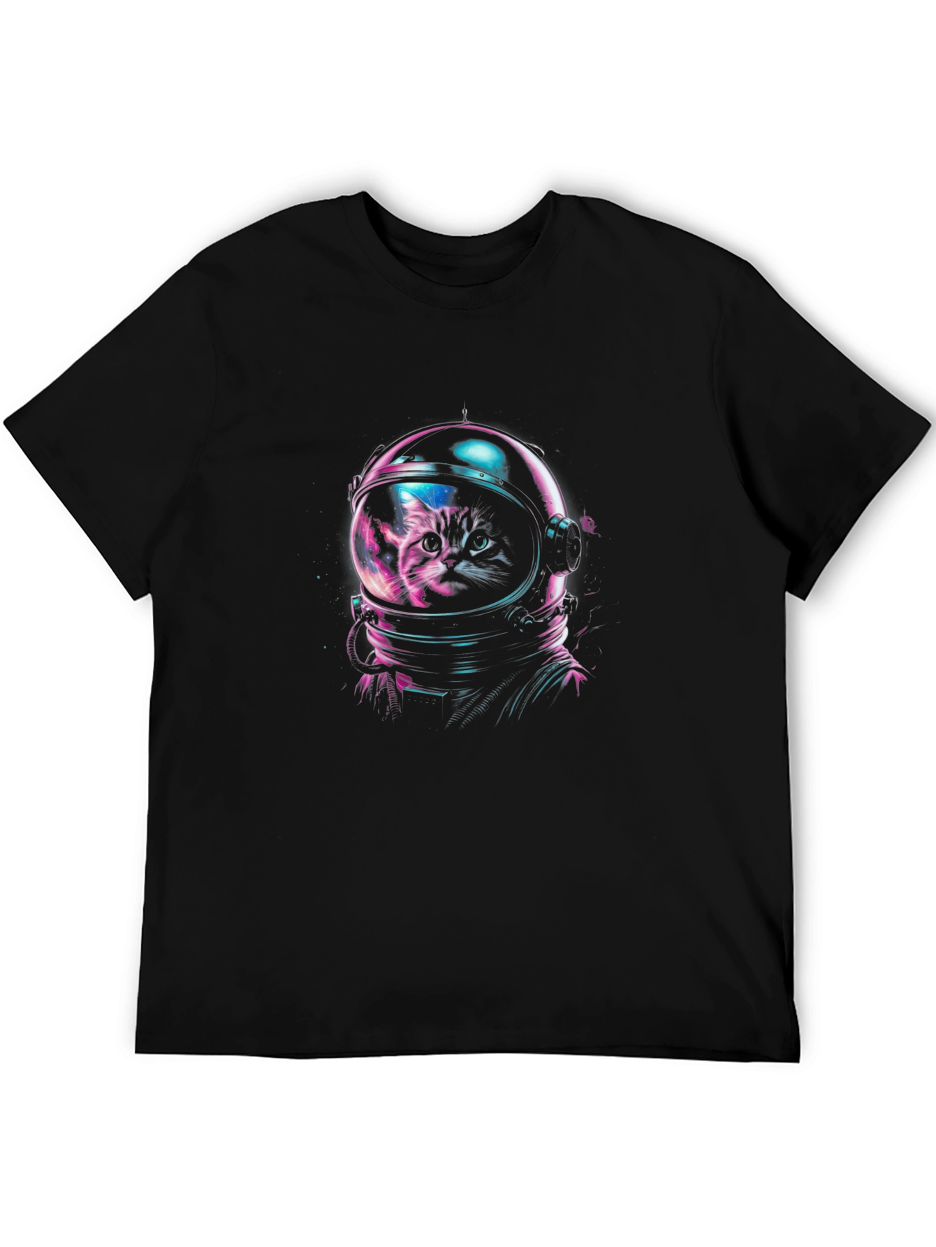Cat Astronaut Graphic T-Shirt - Space Kitty Tee