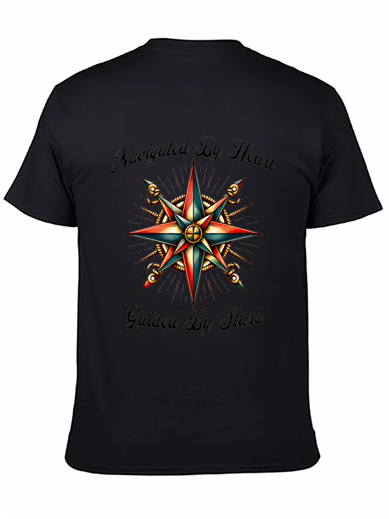 Navigated by Heart Compass Graphic Tee