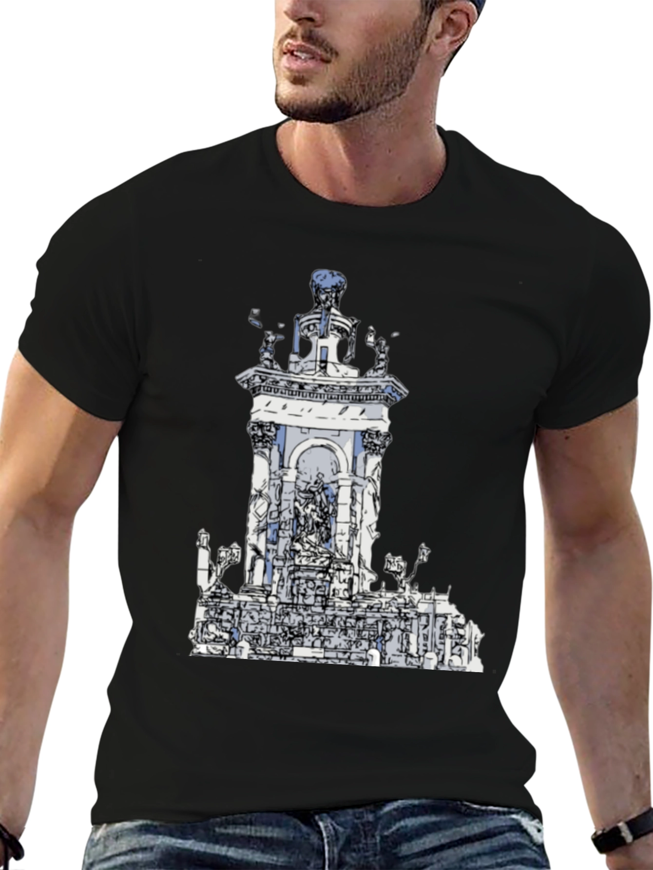 Architectural Art Tee - Black