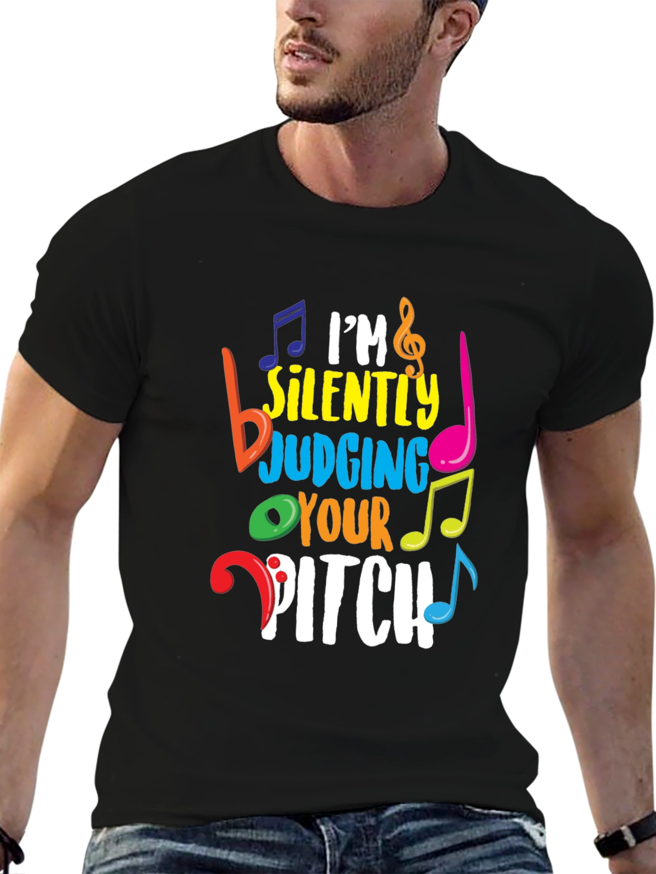 Musicians Im Silently Judging Your Pitch Graphic T-Shirt