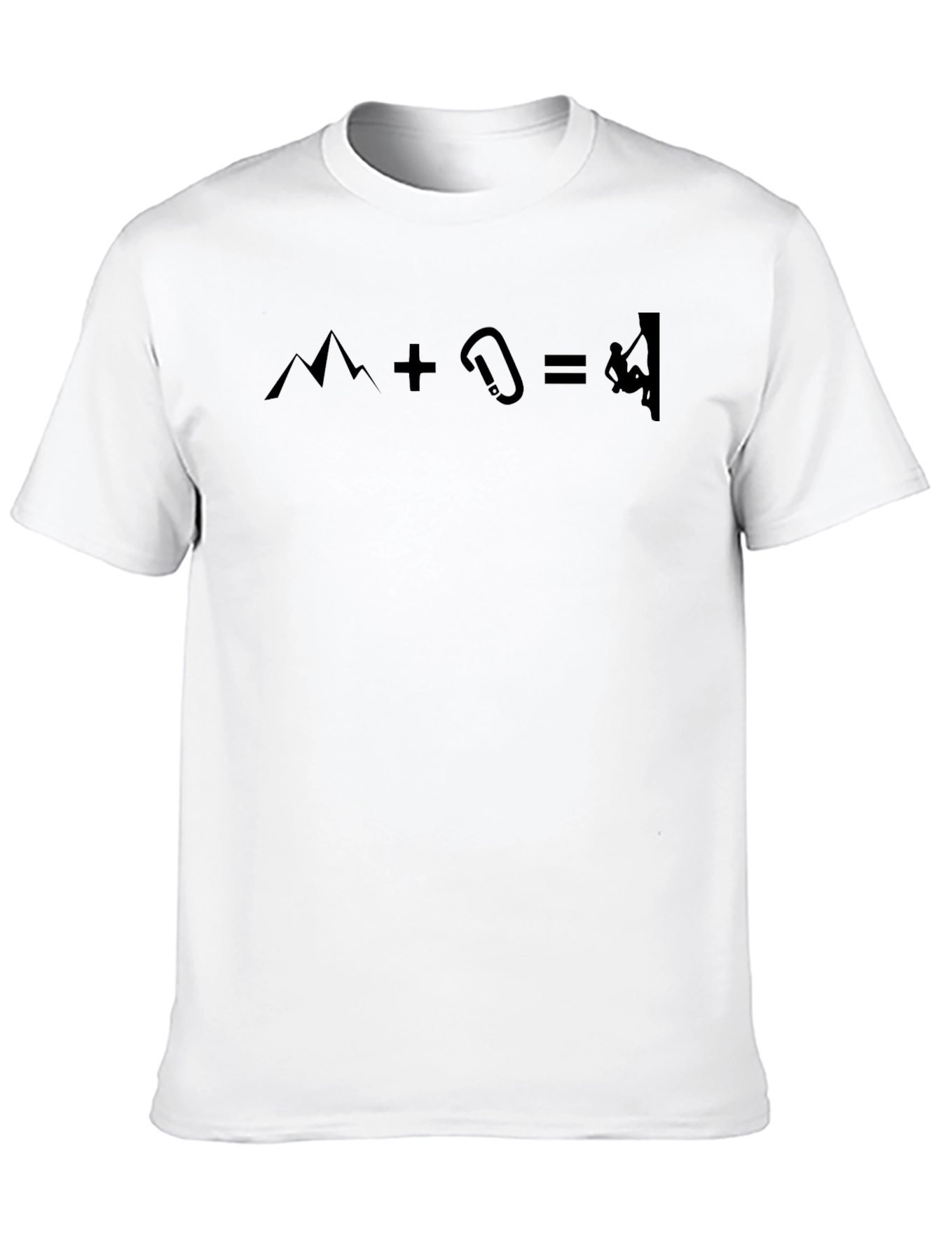 Climbing Equation Graphic Tee - Black T-Shirt