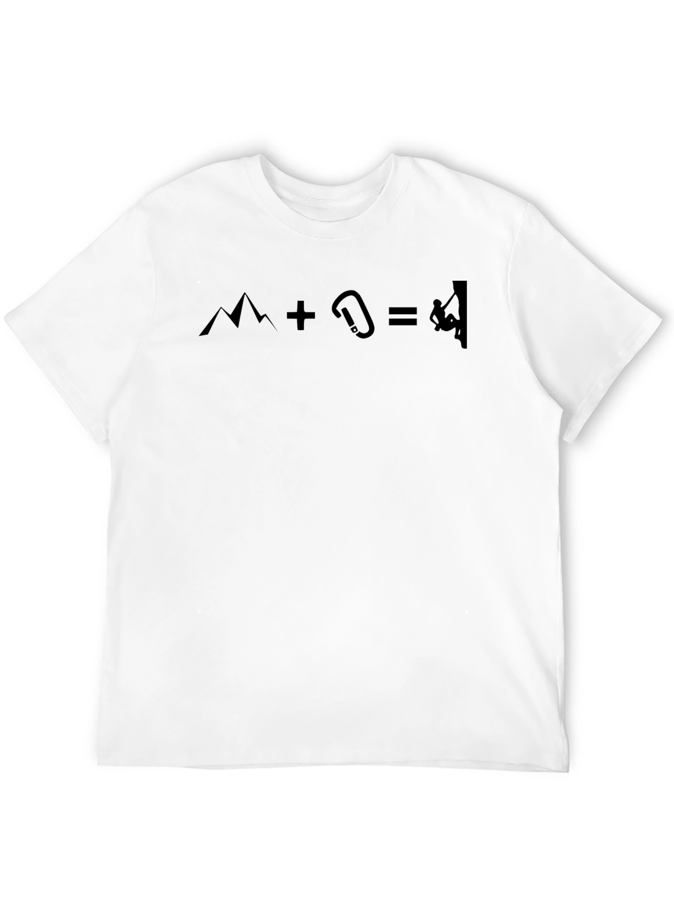 Climbing Equation Graphic Tee - Black T-Shirt