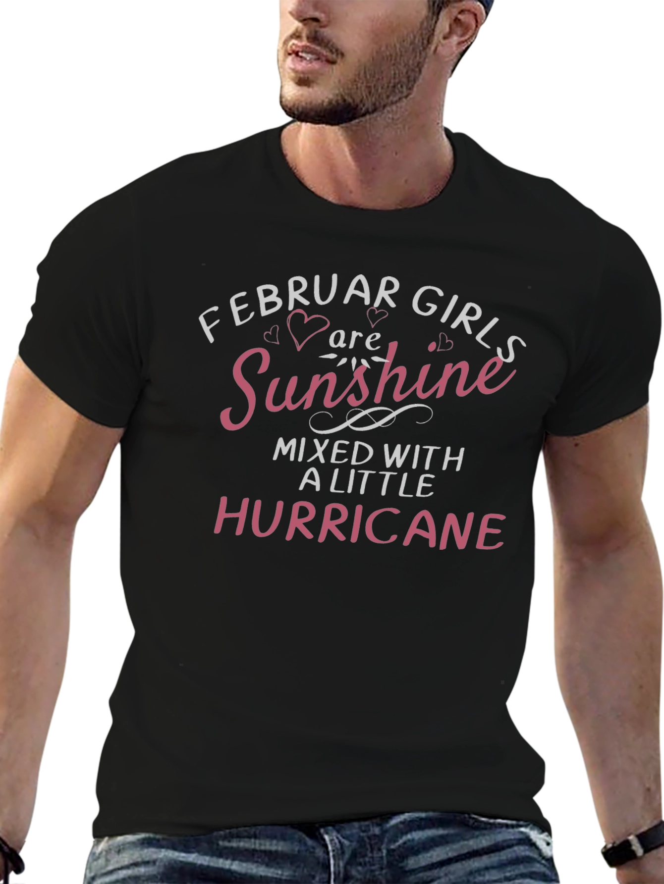 February Girls Sunshine Hurricane Graphic T-Shirt