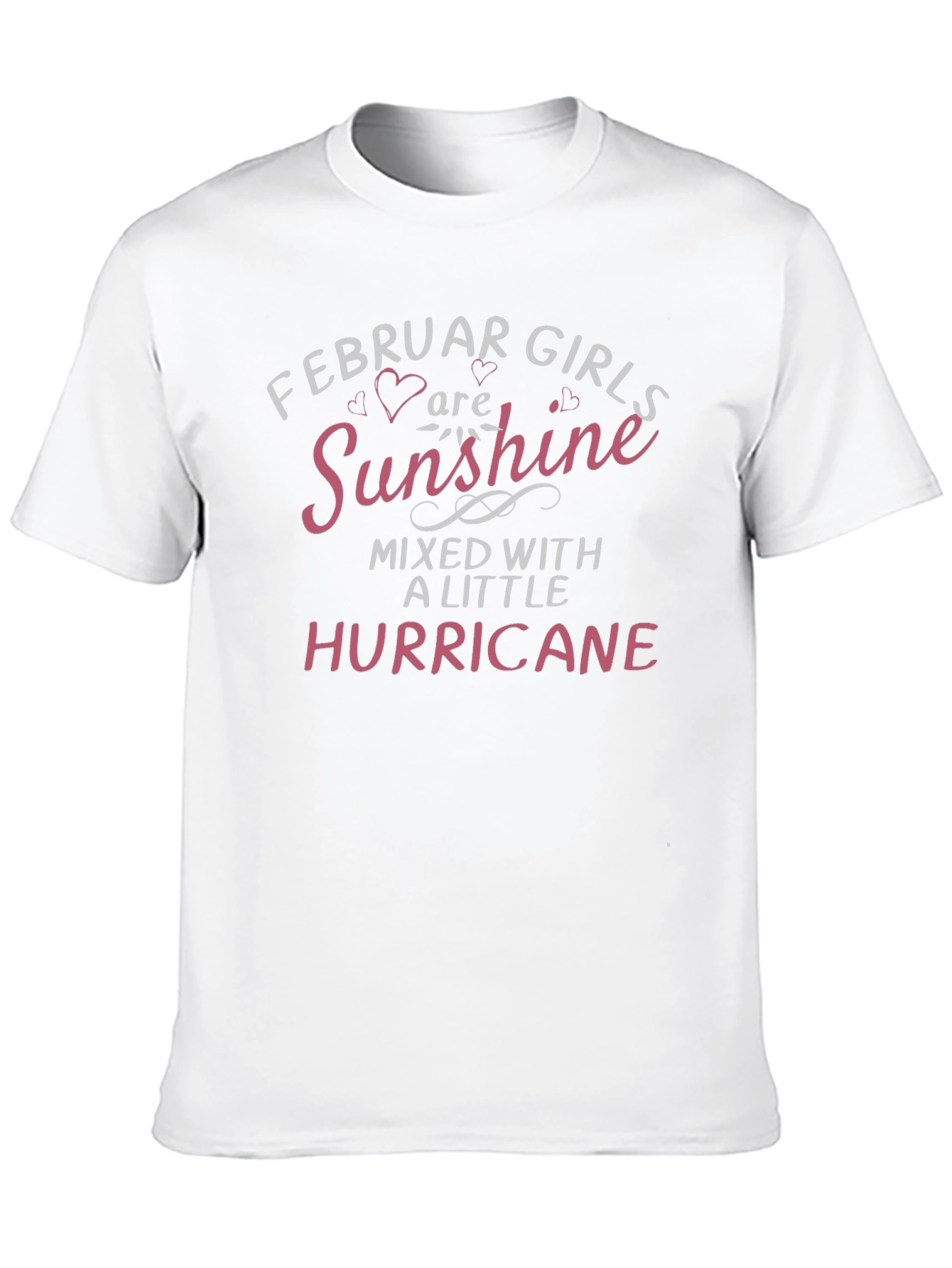 February Girls Sunshine Hurricane Graphic T-Shirt