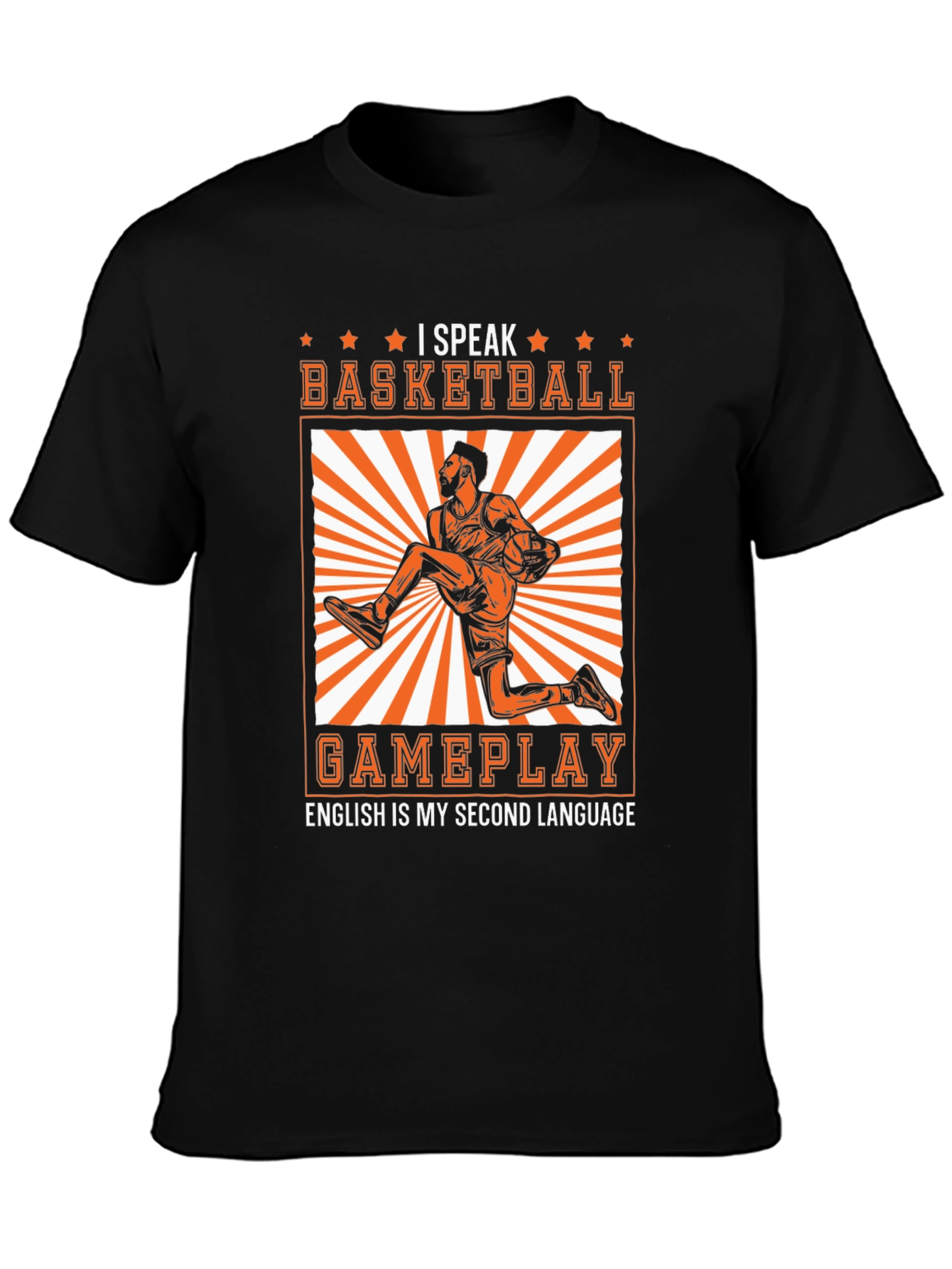 Basketball Gameplay Graphic Tee - Speak the Game!