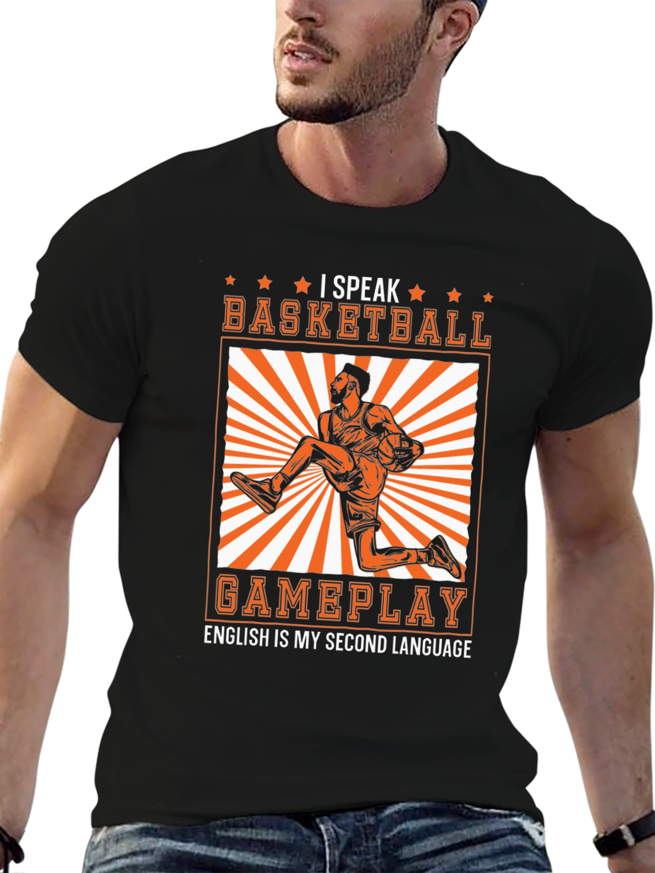 Basketball Gameplay Graphic Tee - Speak the Game!