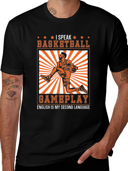 Basketball Gameplay Graphic Tee - Speak the Game!