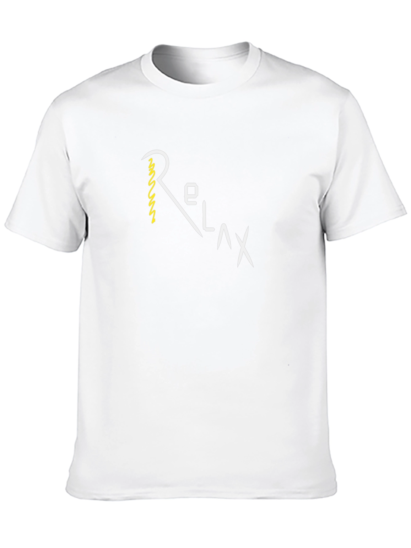 Relax T-Shirt: Stylish Black Cotton Tee