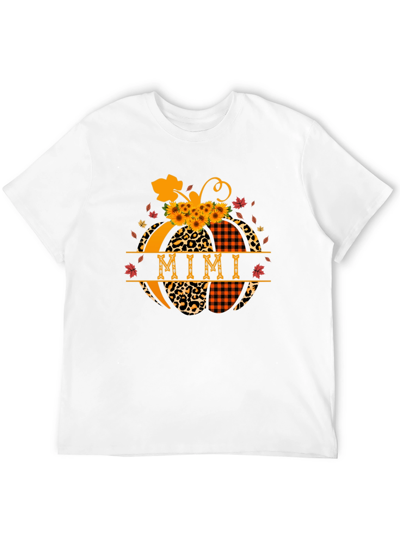 Mimi Pumpkin T-Shirt Fall Thanksgiving