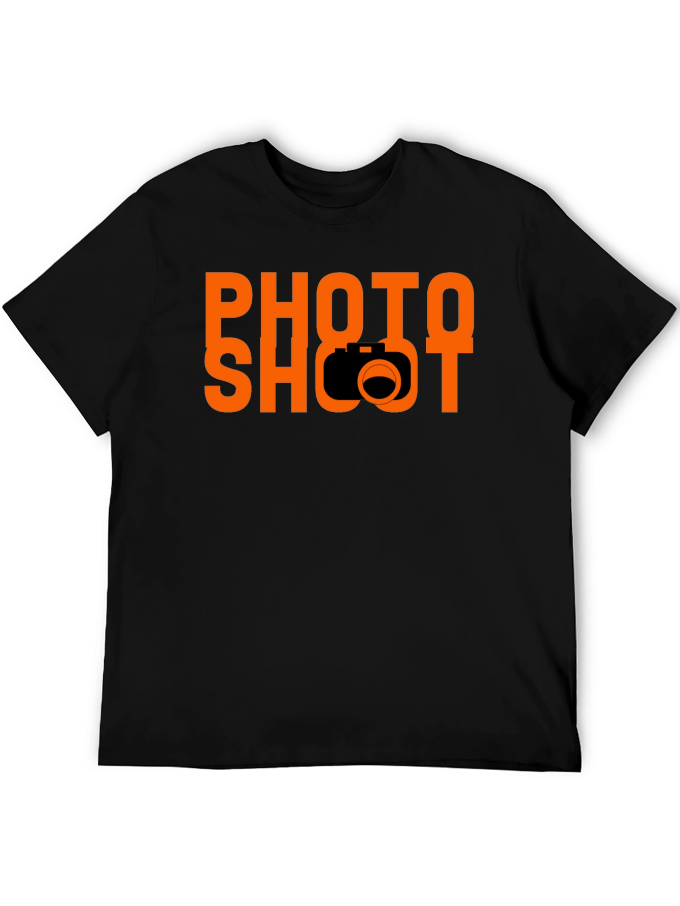 Photo Shoot Black T-Shirt - Camera Graphic Tee