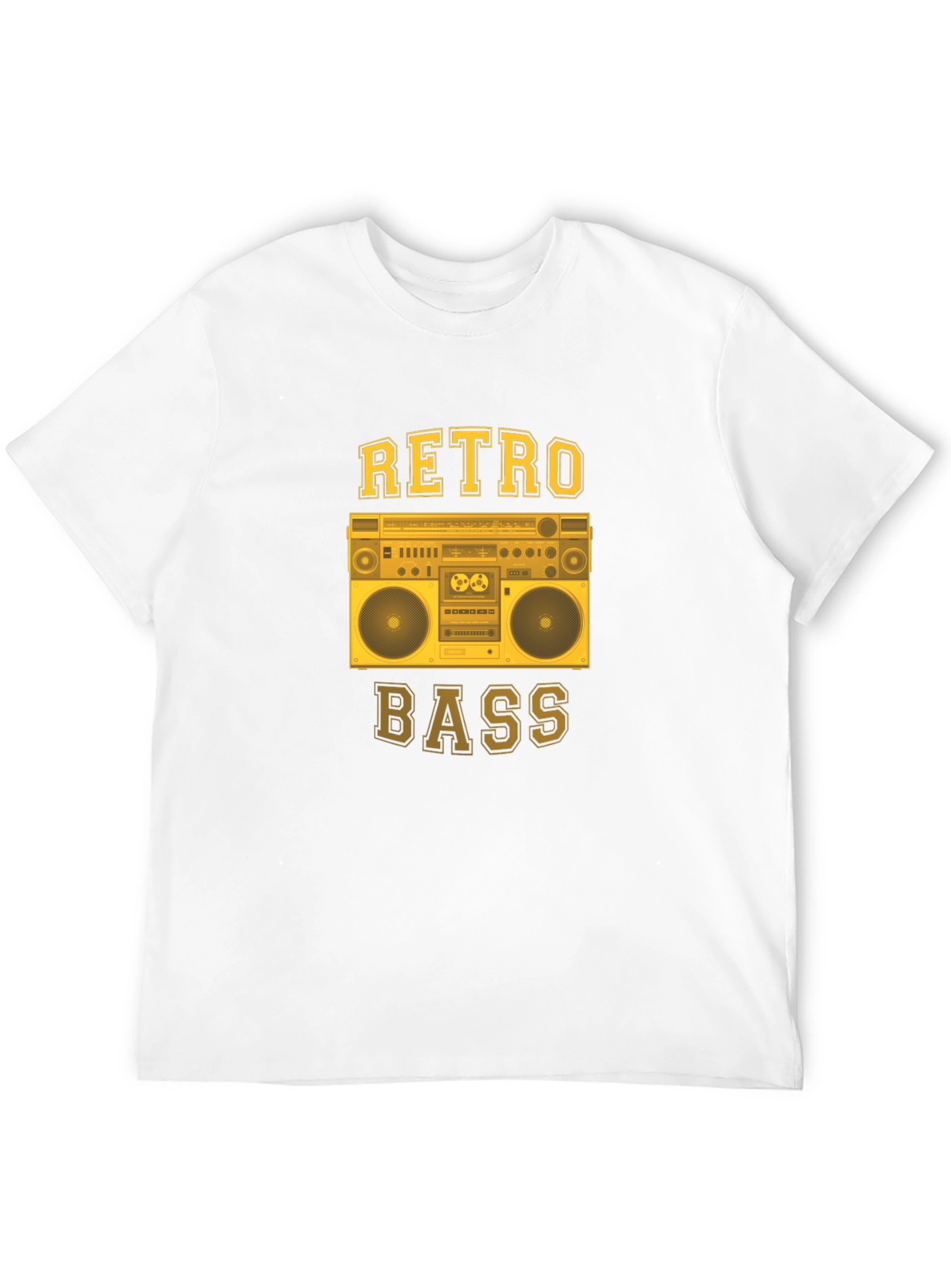 Retro Bass Boombox Graphic T-Shirt
