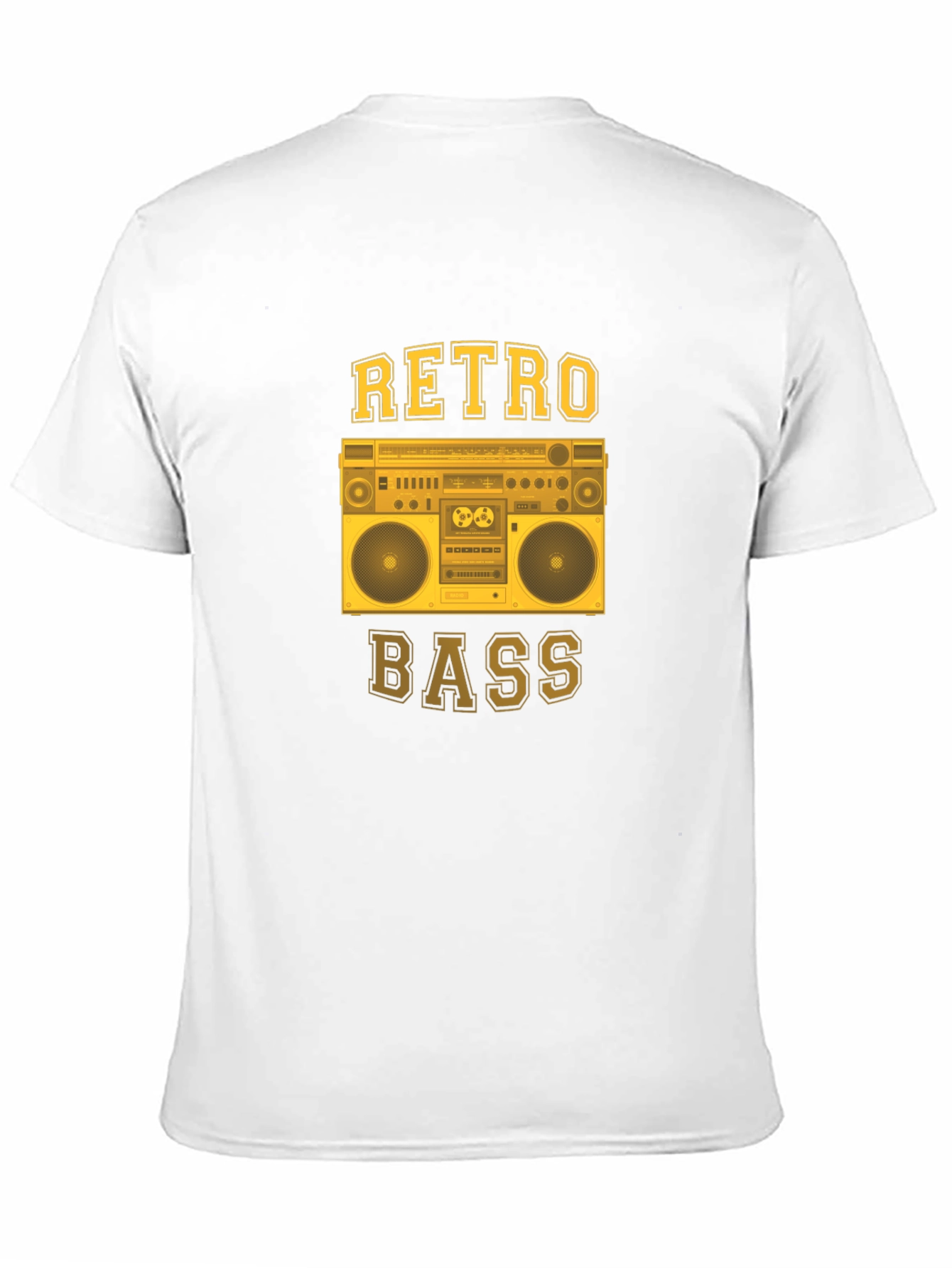 Retro Bass Boombox Graphic T-Shirt
