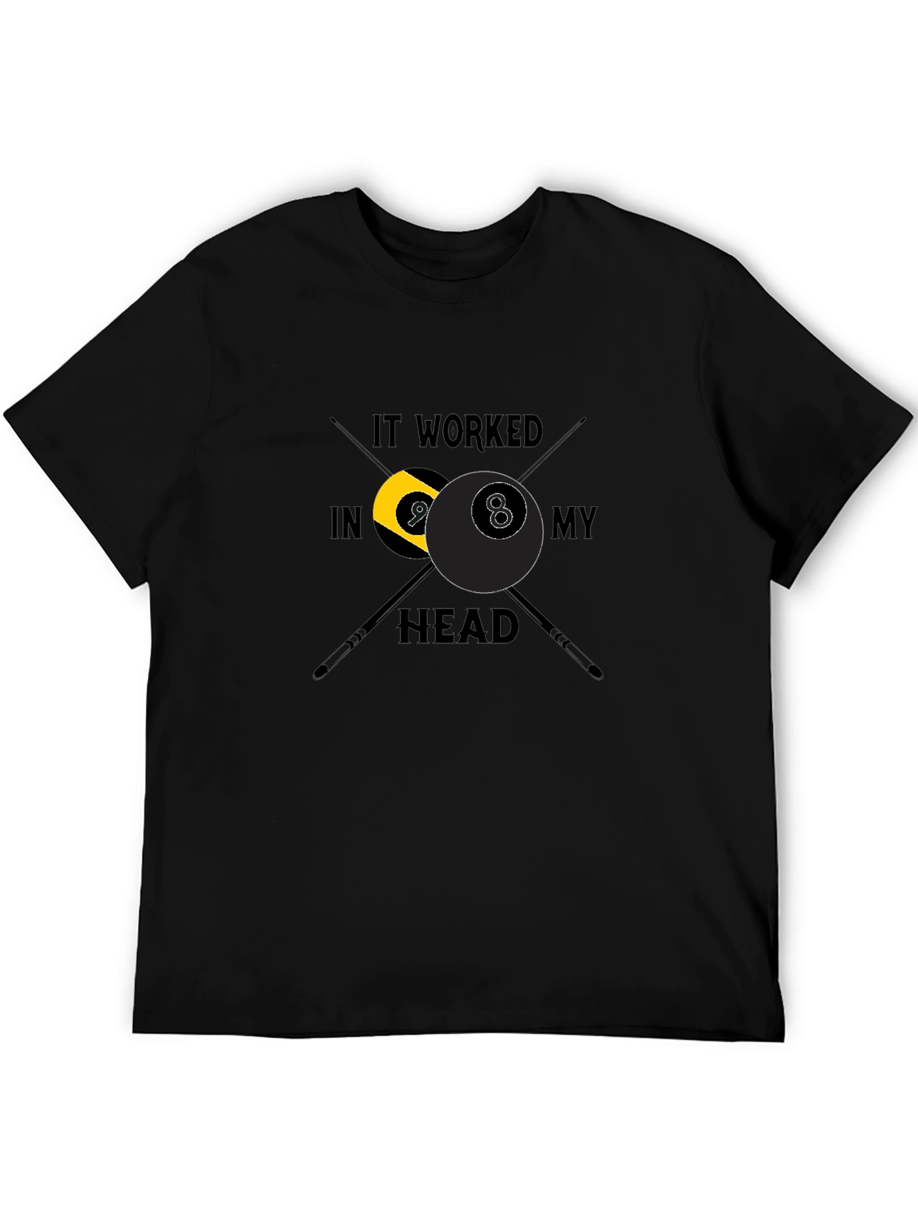 It Worked In My Head Billiards Graphic Tee