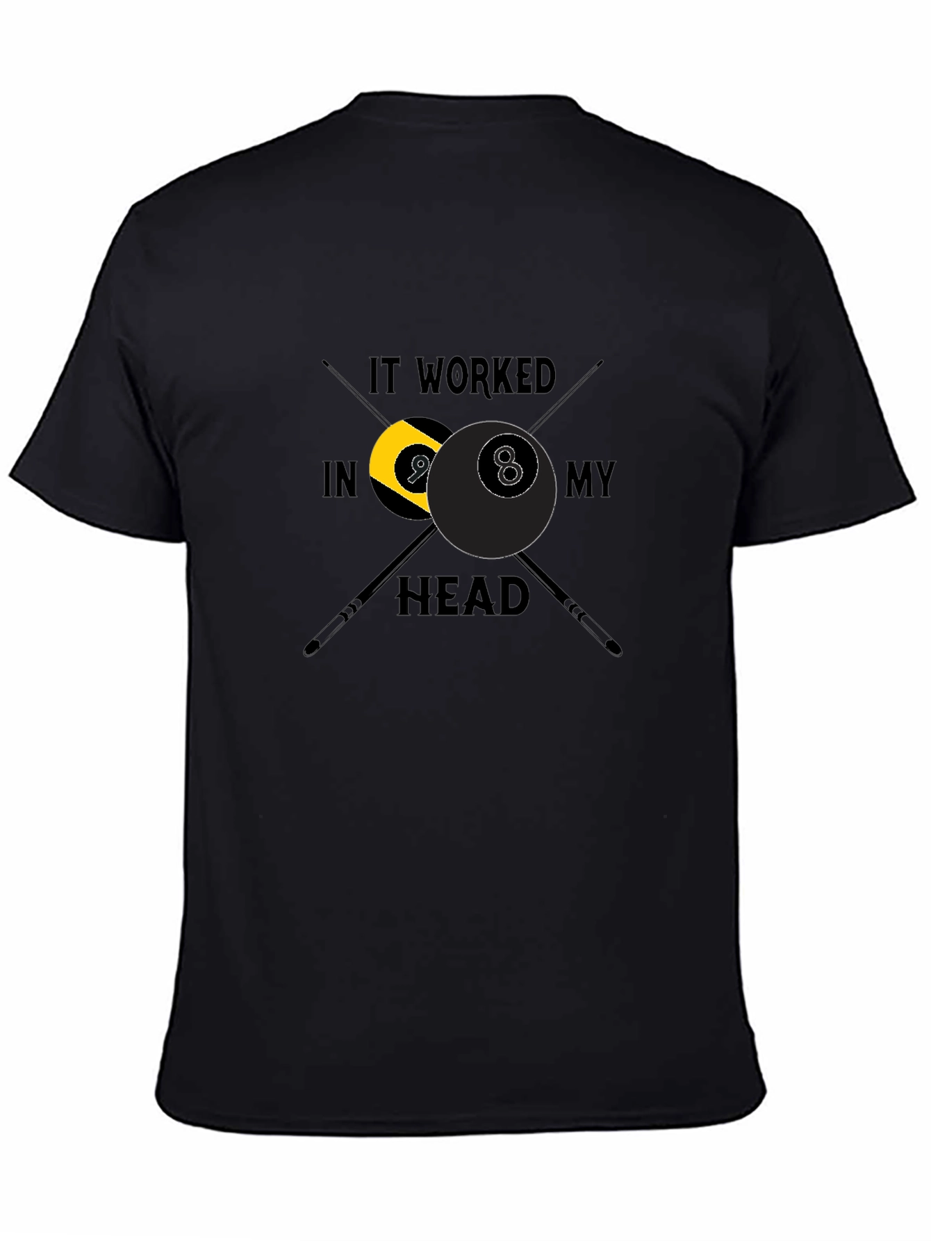 It Worked In My Head Billiards Graphic Tee