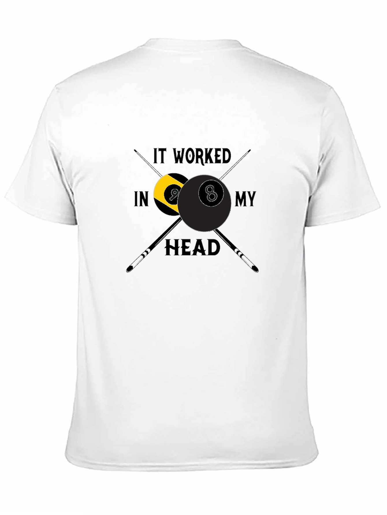 It Worked In My Head Billiards Graphic Tee