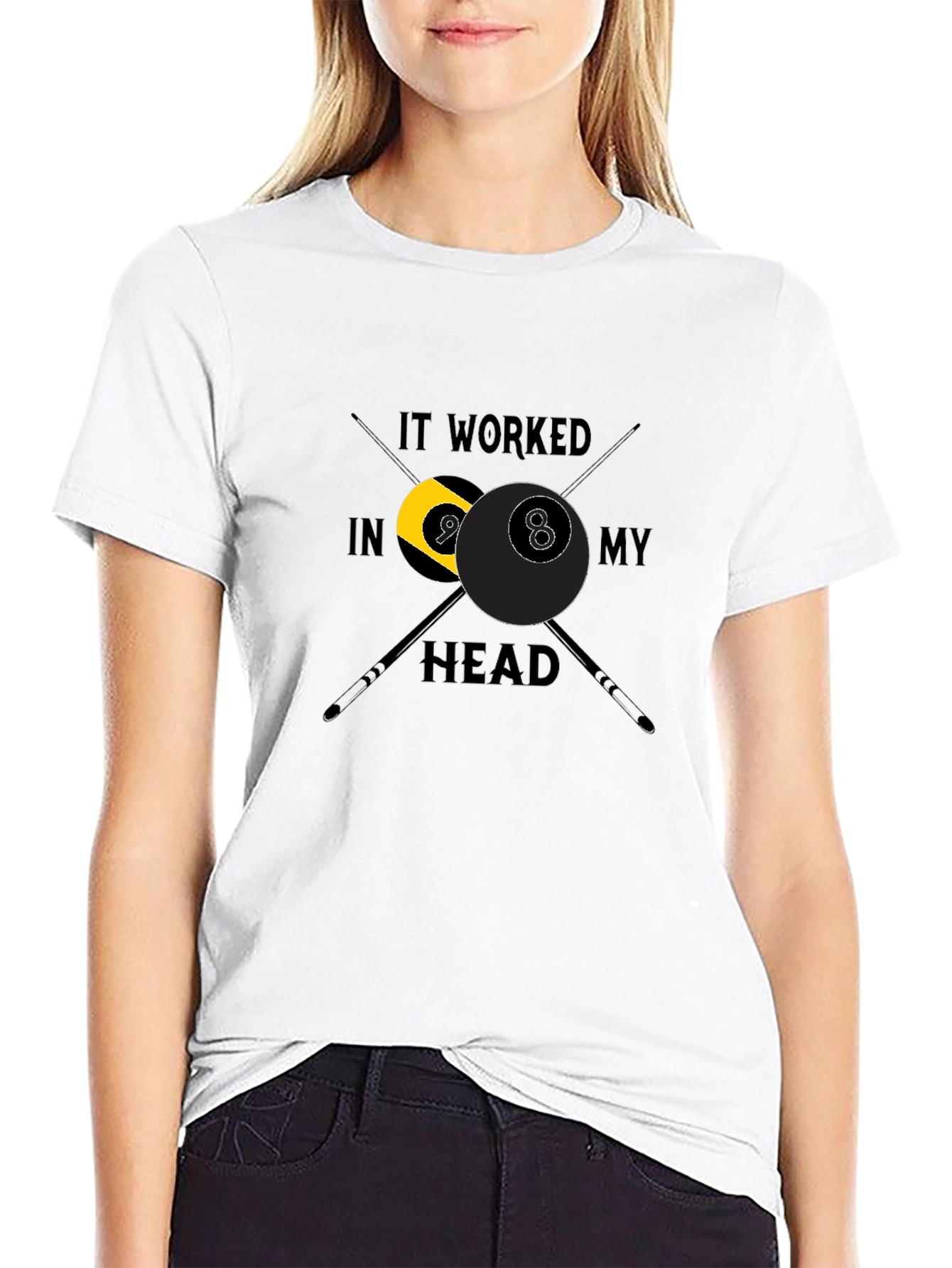 It Worked In My Head Billiards Graphic Tee