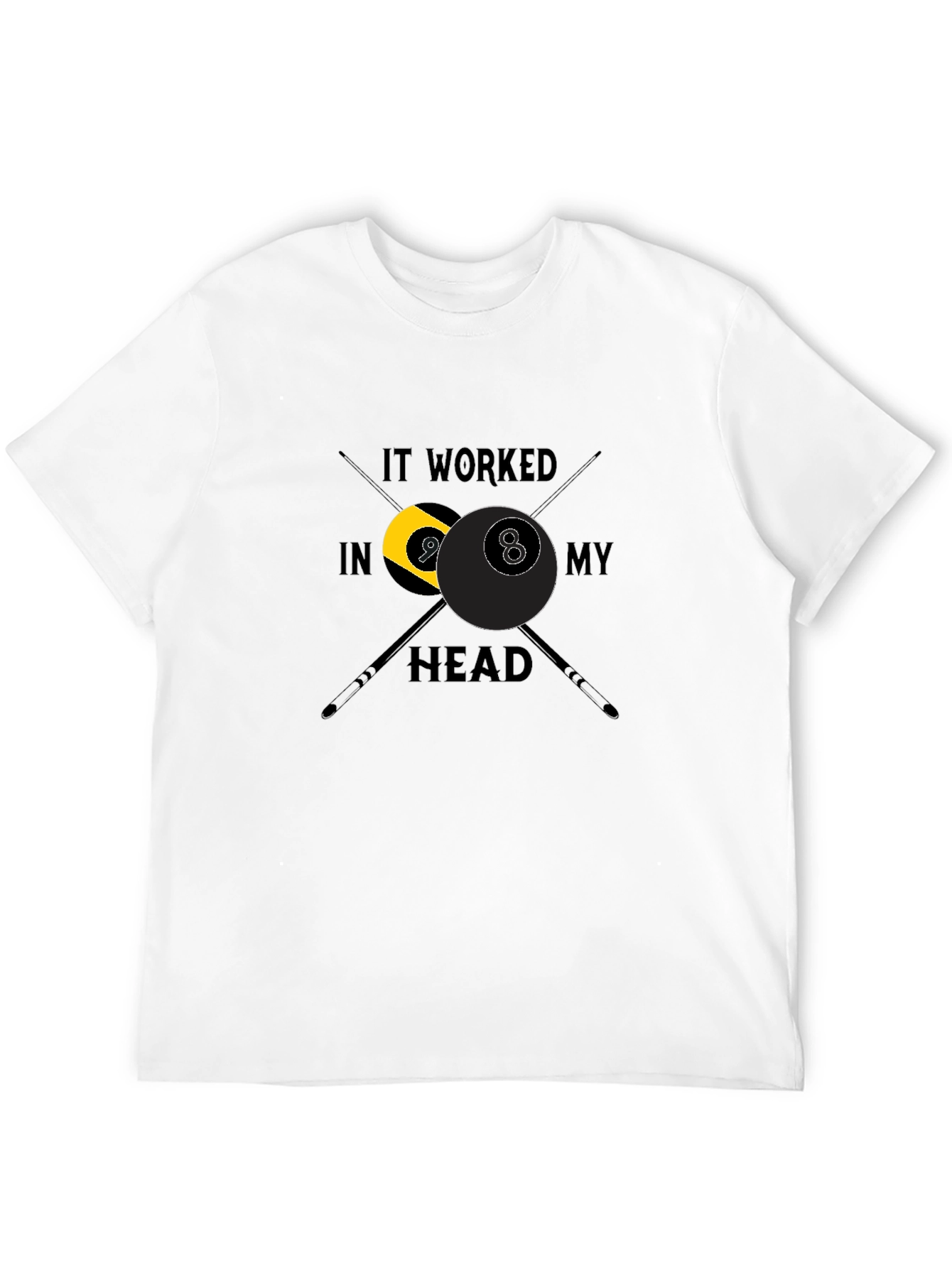 It Worked In My Head Billiards Graphic Tee
