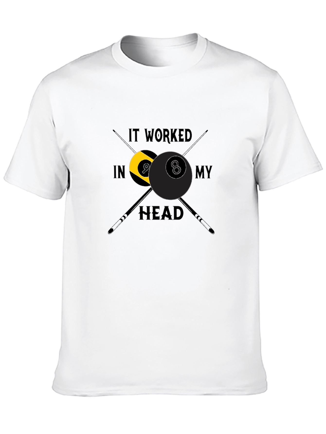 It Worked In My Head Billiards Graphic Tee