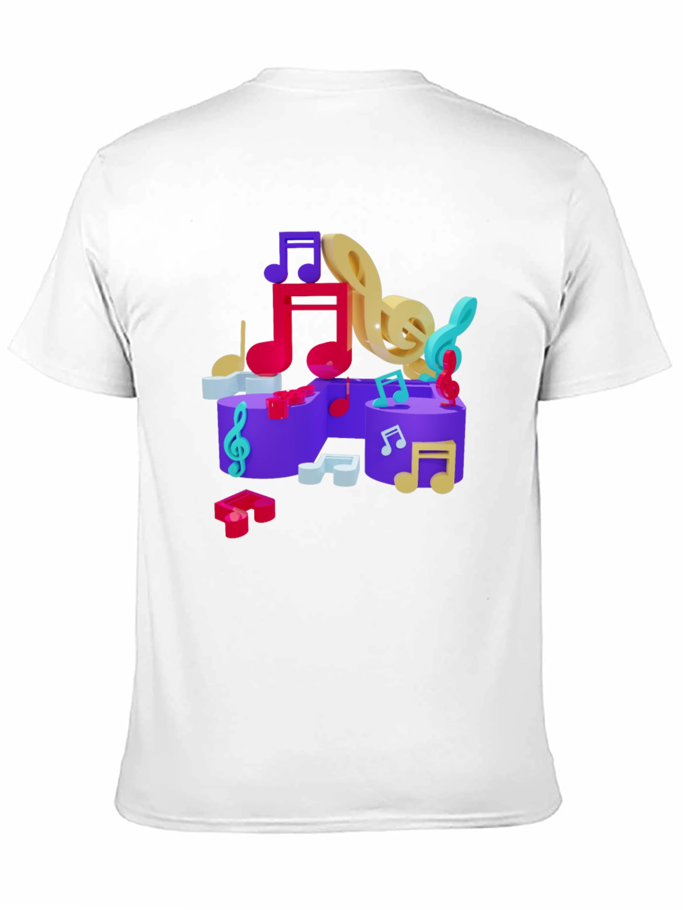 Musical Notes Graphic T-Shirt