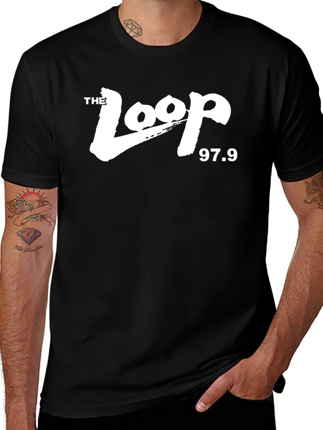 The Loop 97.9 Black T-Shirt