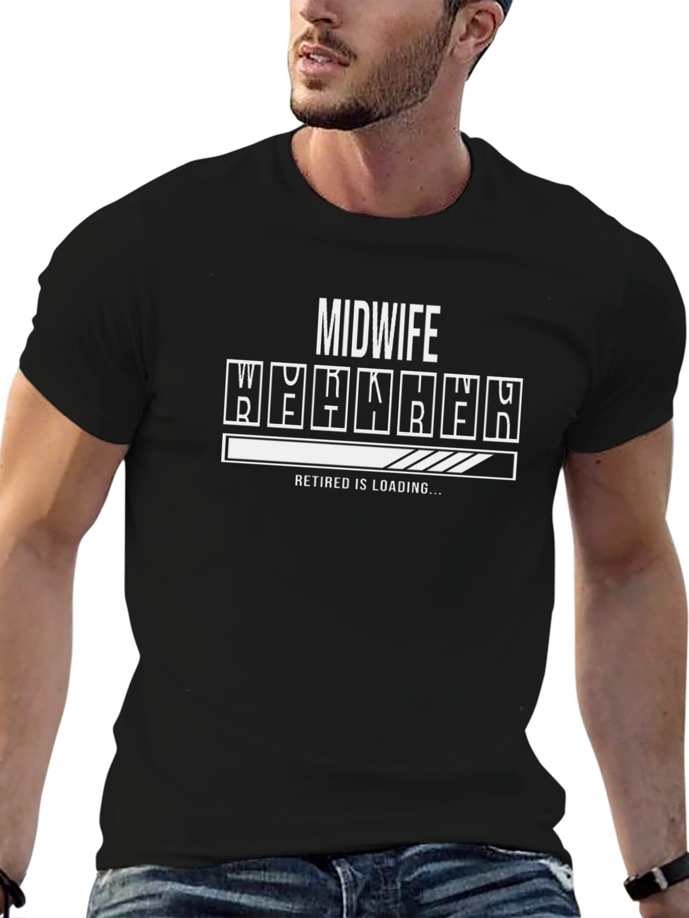Midwife Retirement Loading T-Shirt