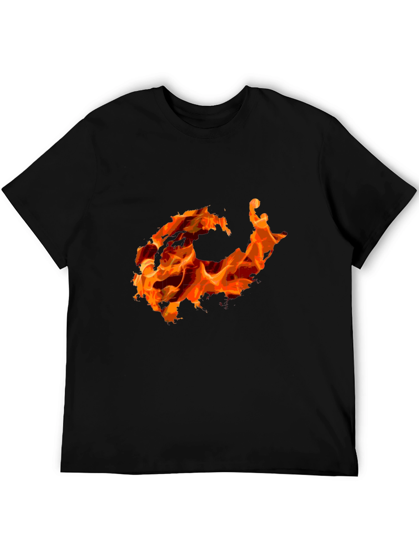 Inferno Graphic Tee - Bold Flame Design