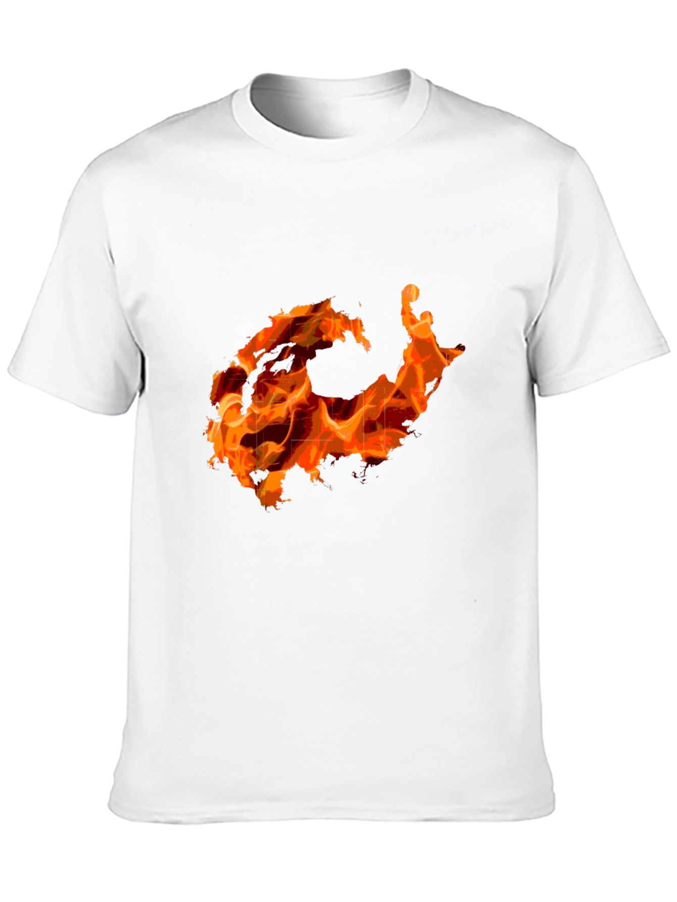 Inferno Graphic Tee - Bold Flame Design