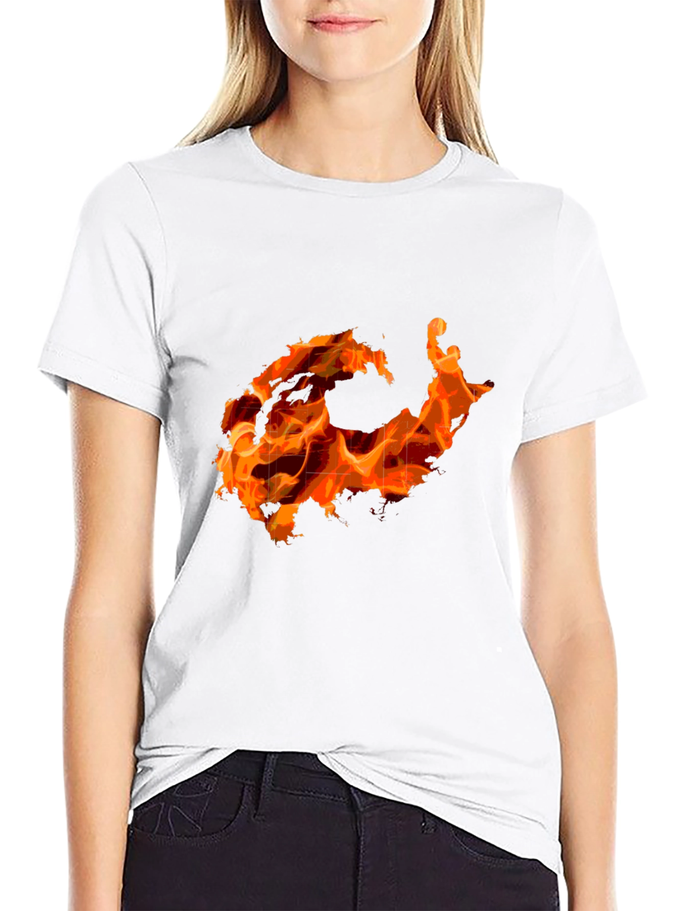 Inferno Graphic Tee - Bold Flame Design