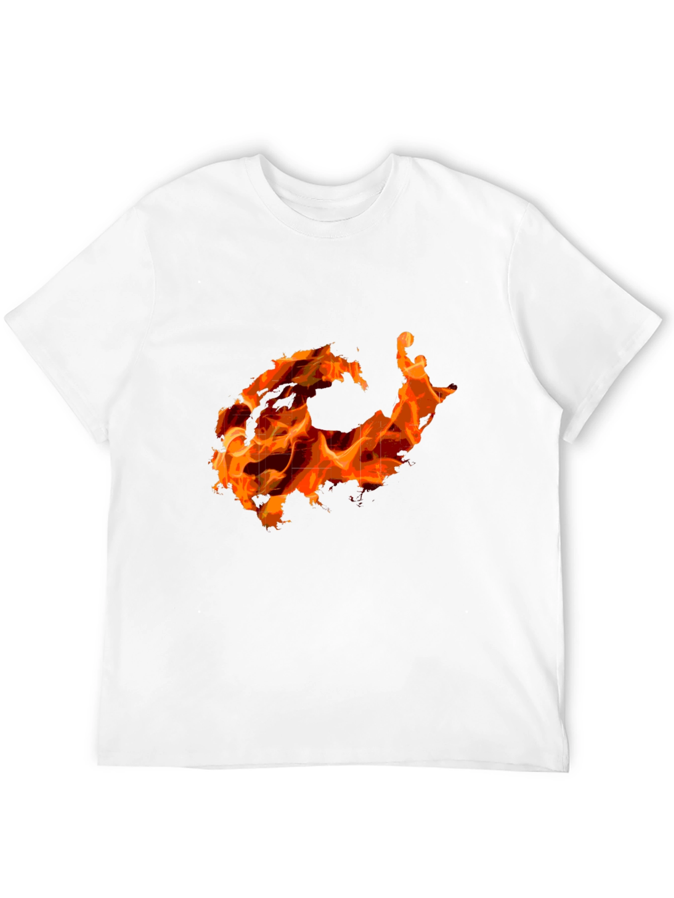 Inferno Graphic Tee - Bold Flame Design