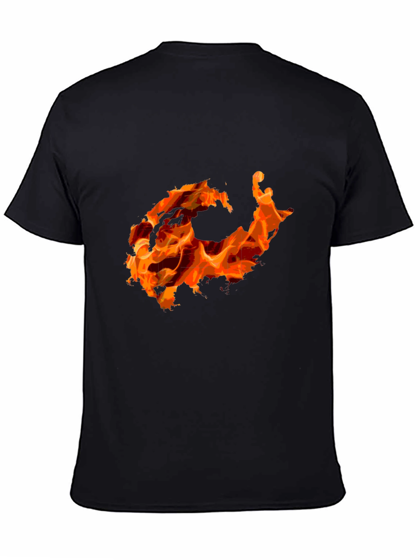 Inferno Graphic Tee - Bold Flame Design