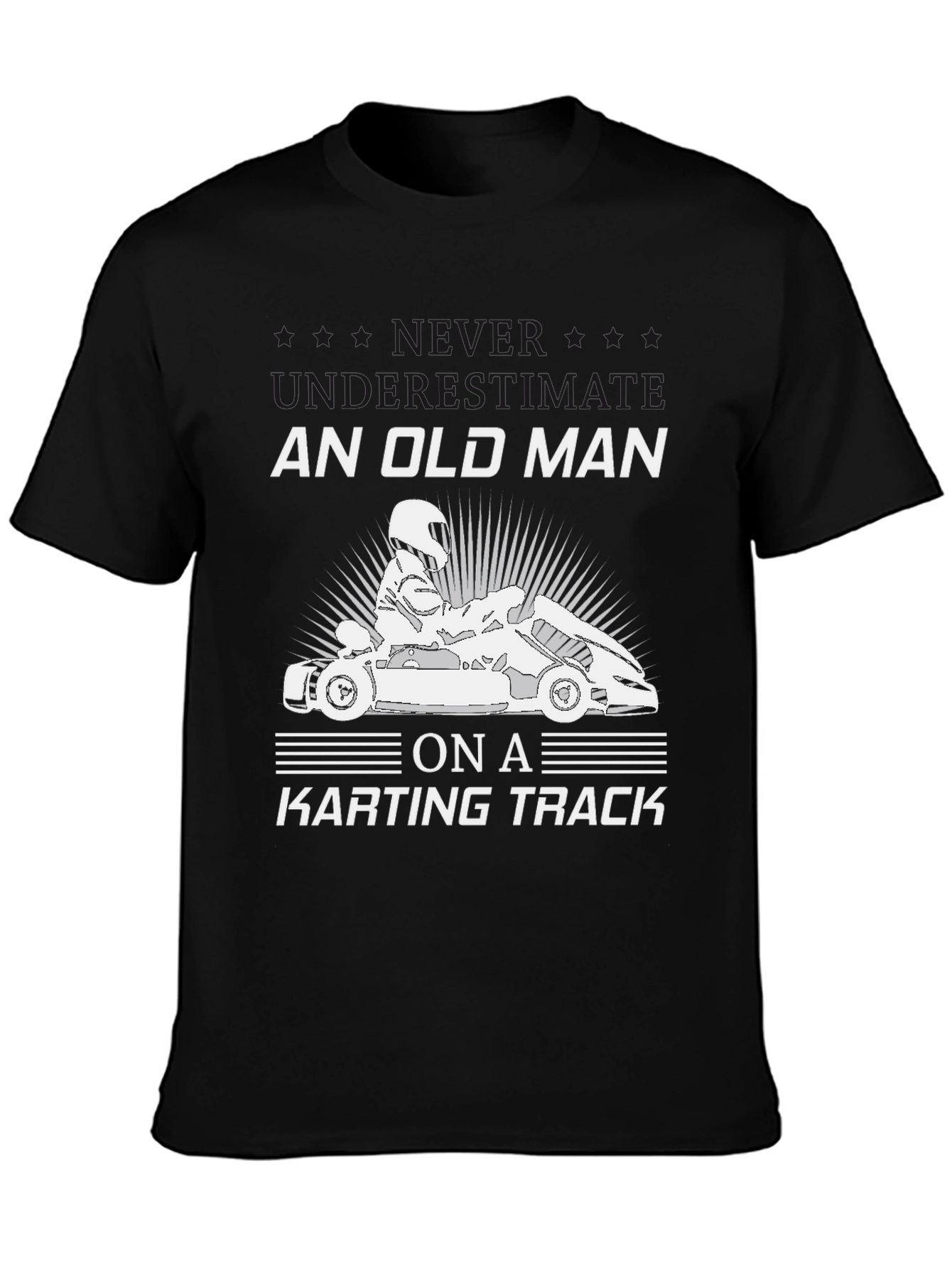 Old Man Karting Track T-Shirt - Driver Gift