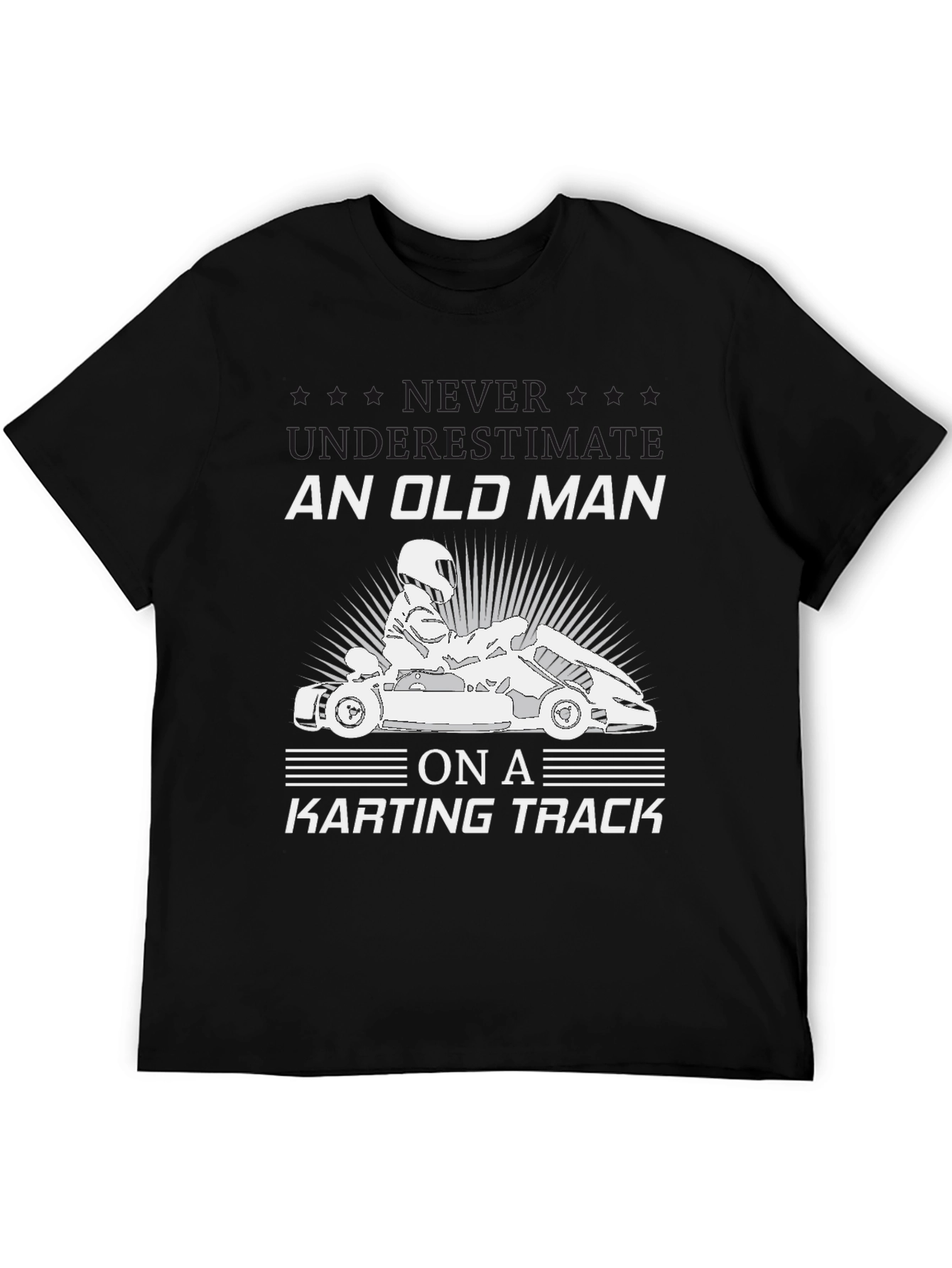 Old Man Karting Track T-Shirt - Driver Gift