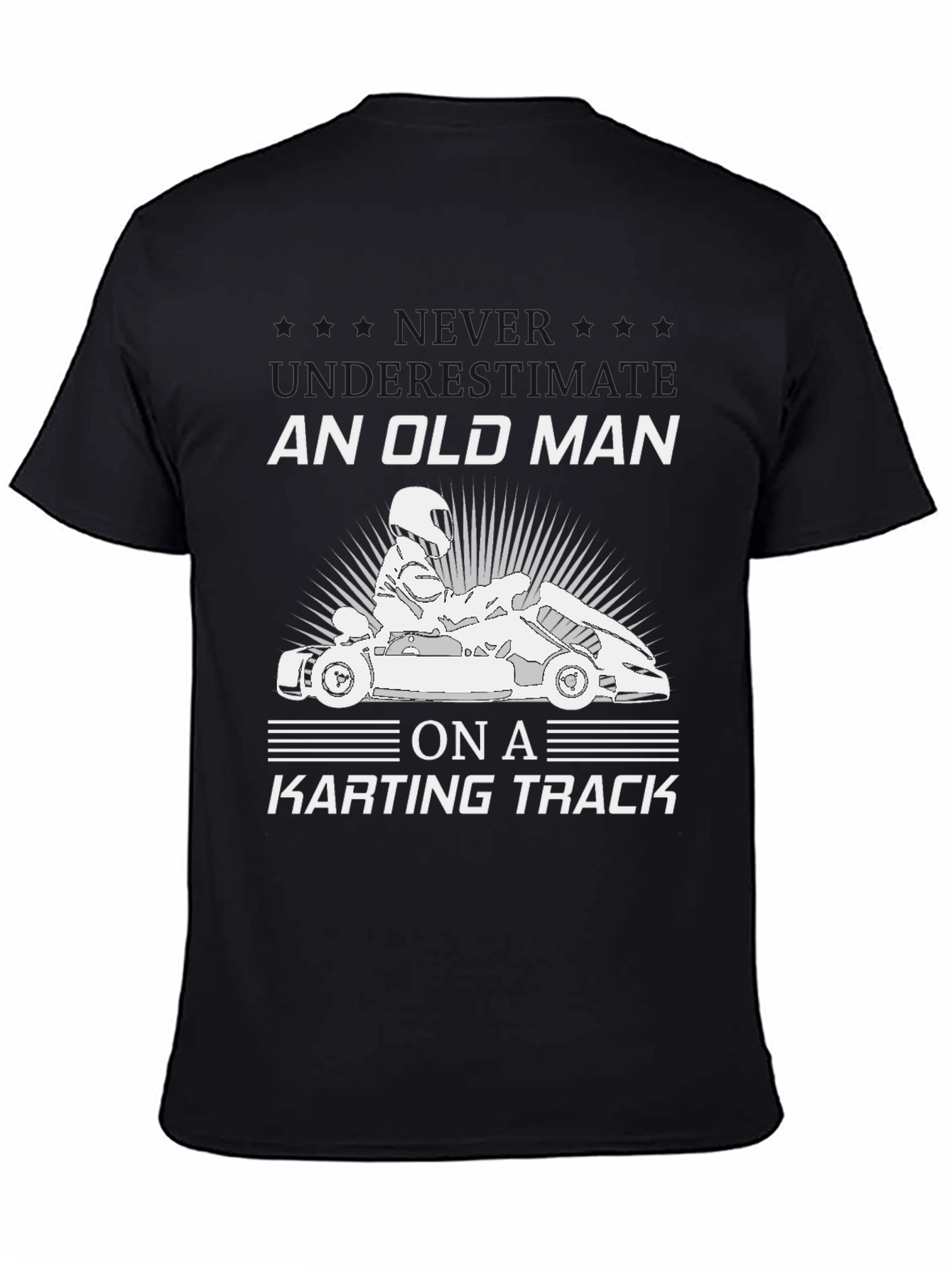 Old Man Karting Track T-Shirt - Driver Gift