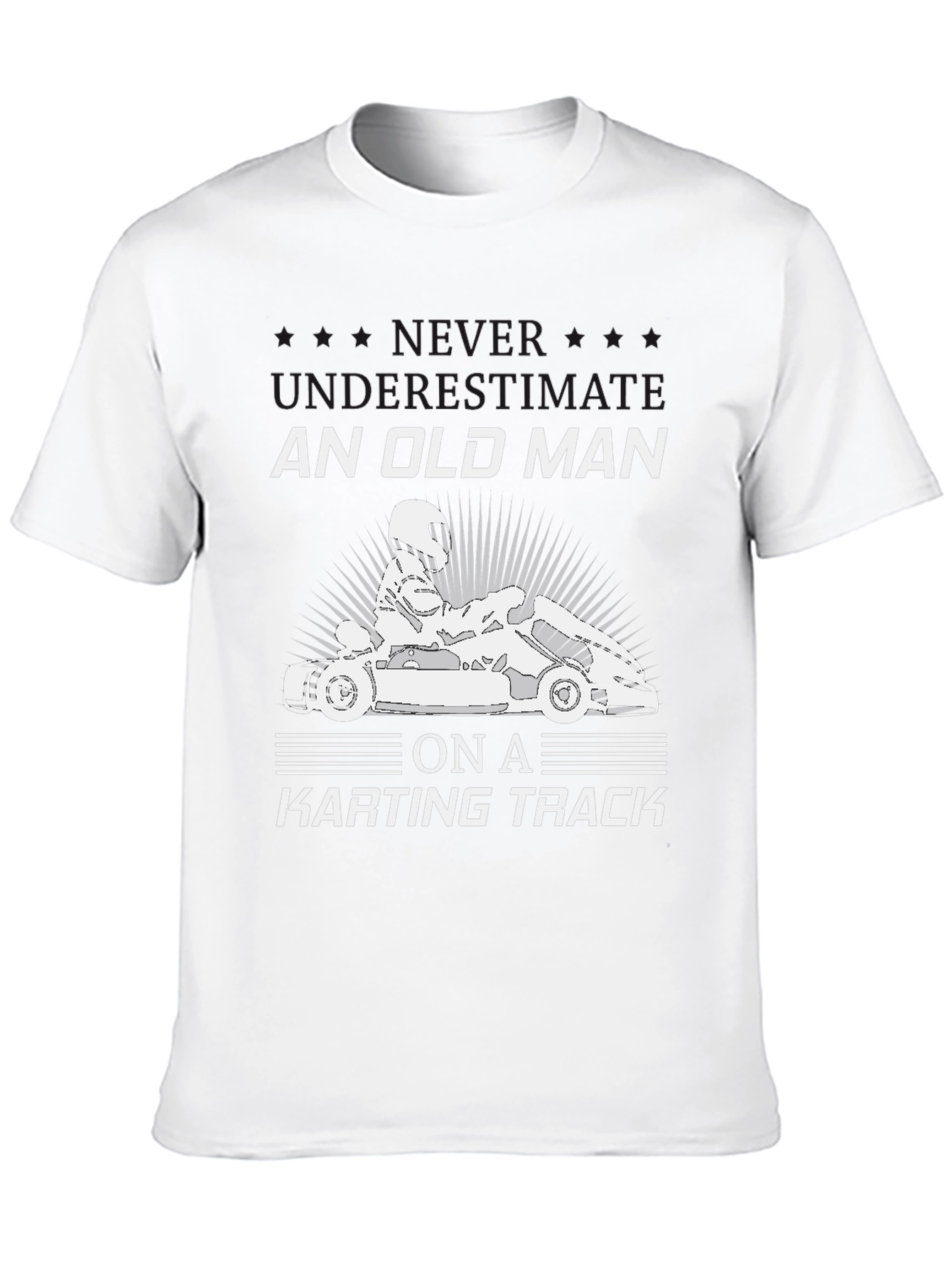 Old Man Karting Track T-Shirt - Driver Gift