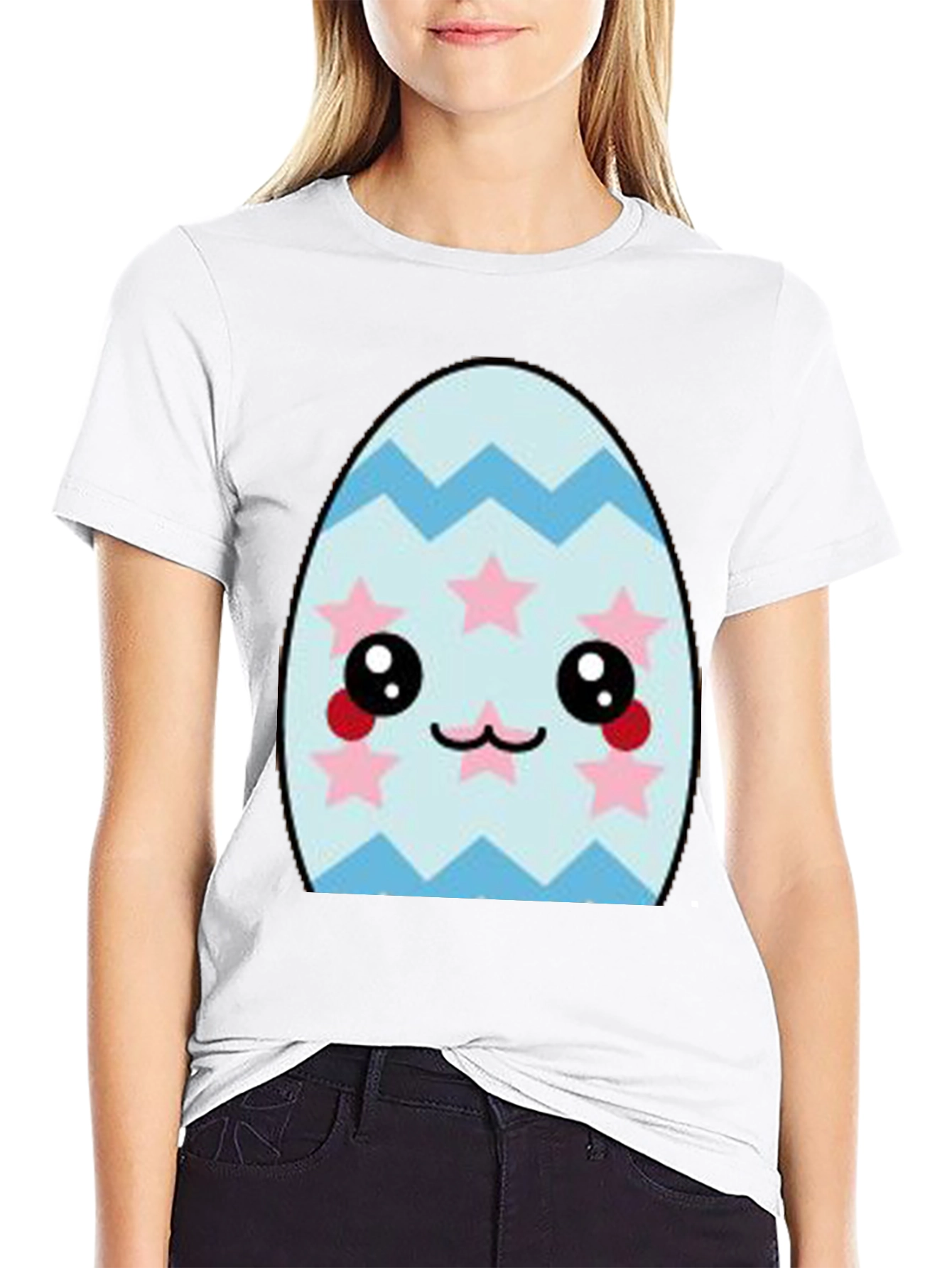 Cute Easter Egg Kawaii Graphic T-Shirt