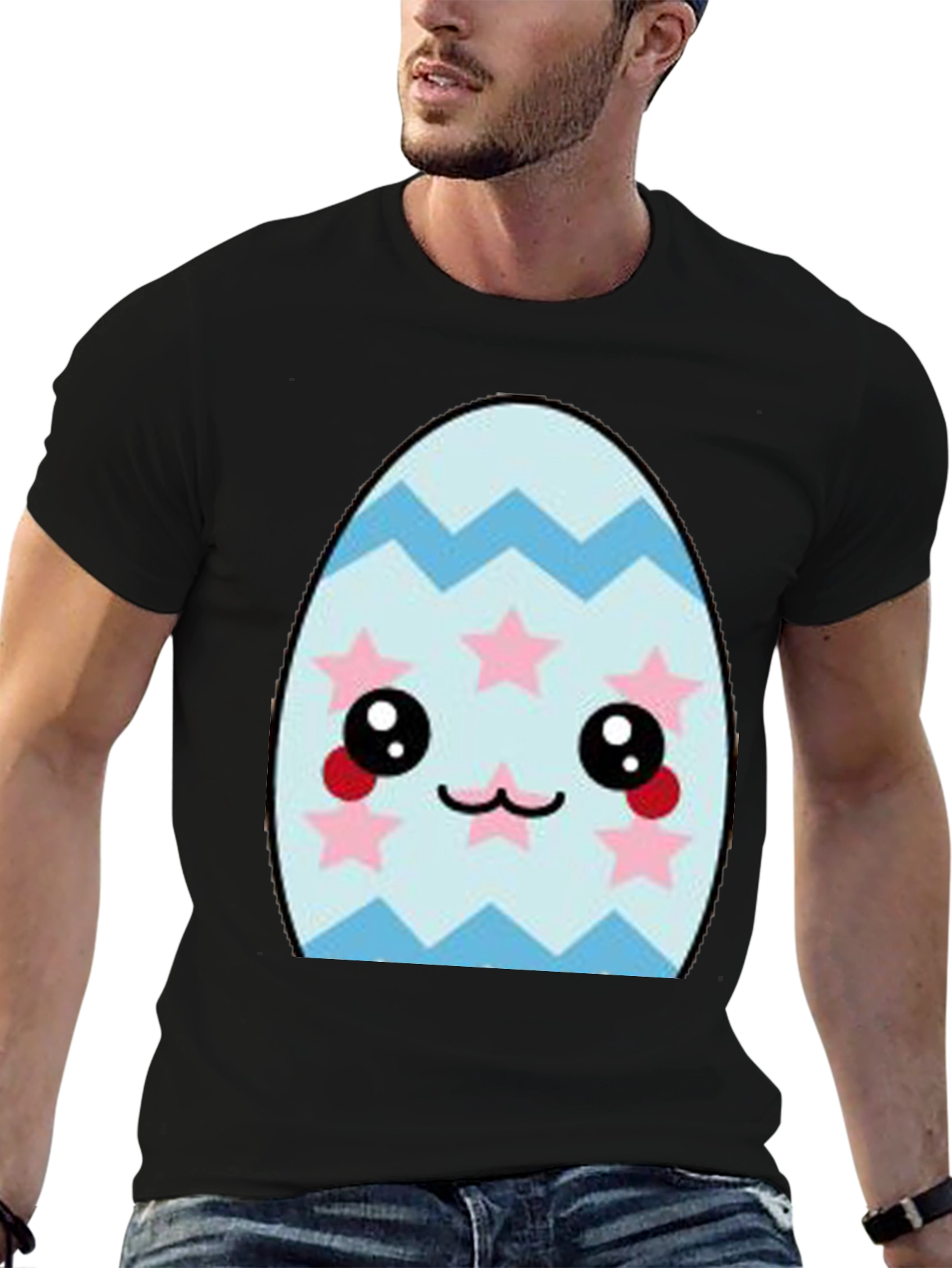 Cute Easter Egg Kawaii Graphic T-Shirt