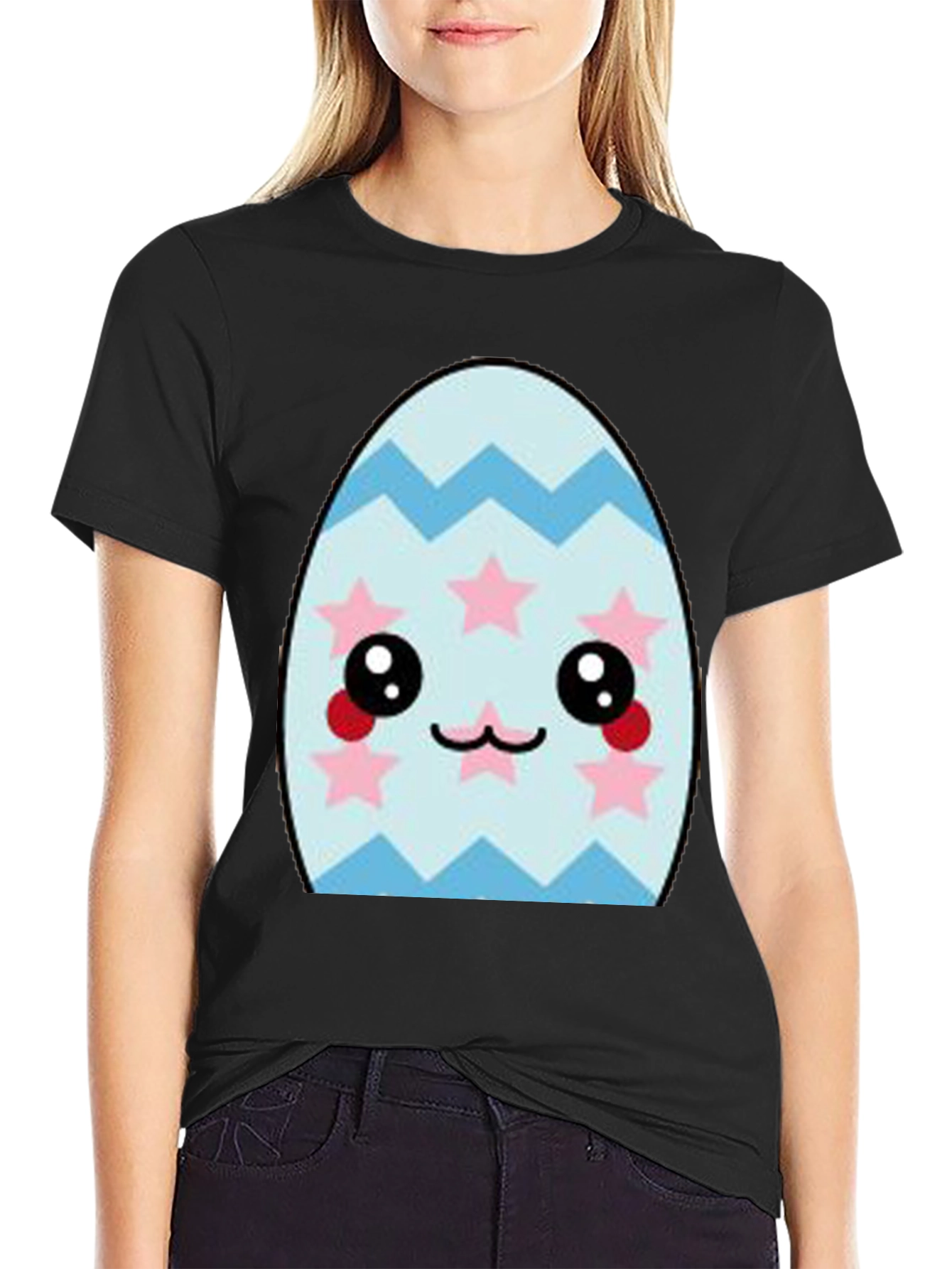 Cute Easter Egg Kawaii Graphic T-Shirt