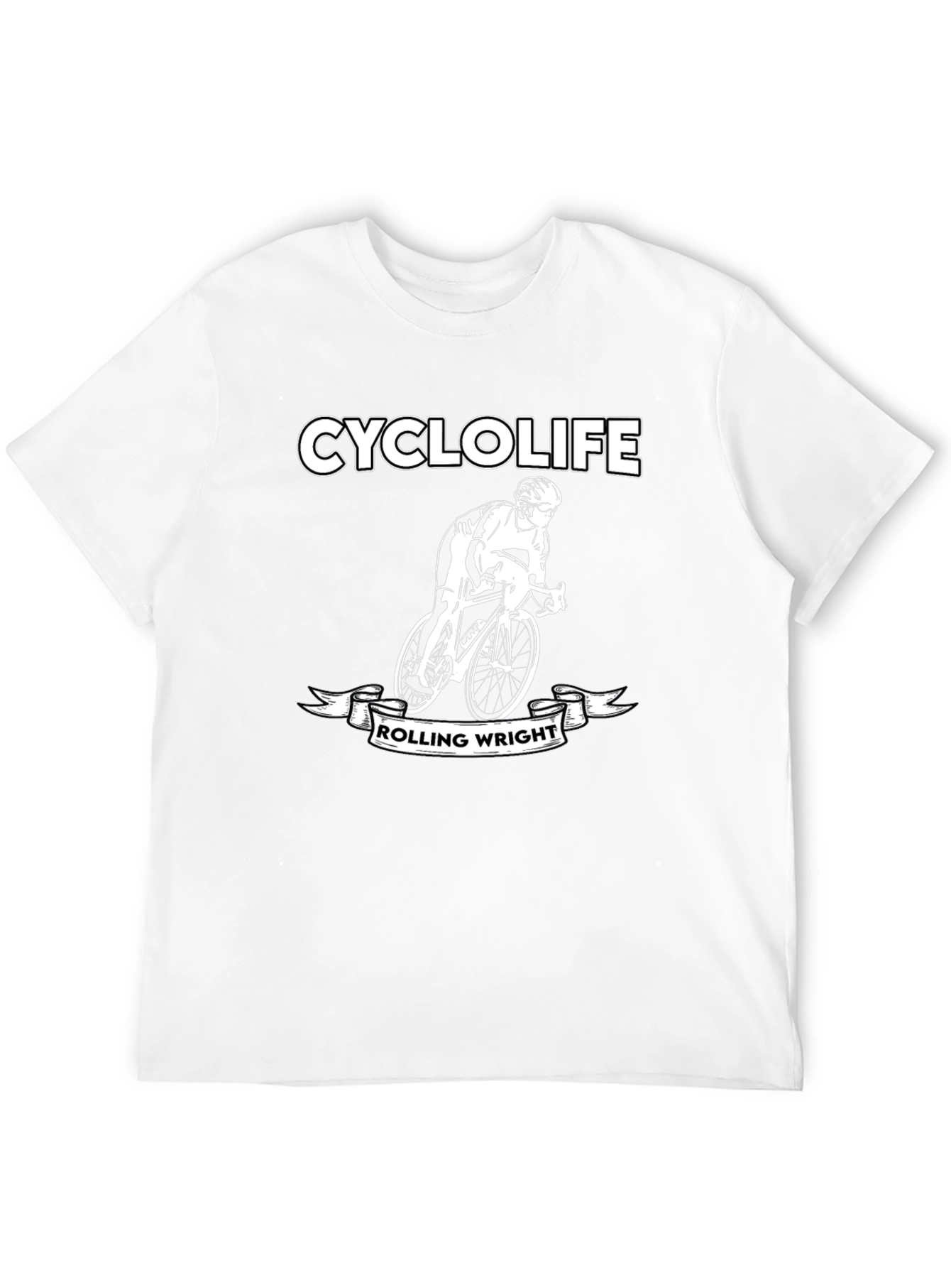 Cyclolife Rolling Wright Graphic Tee