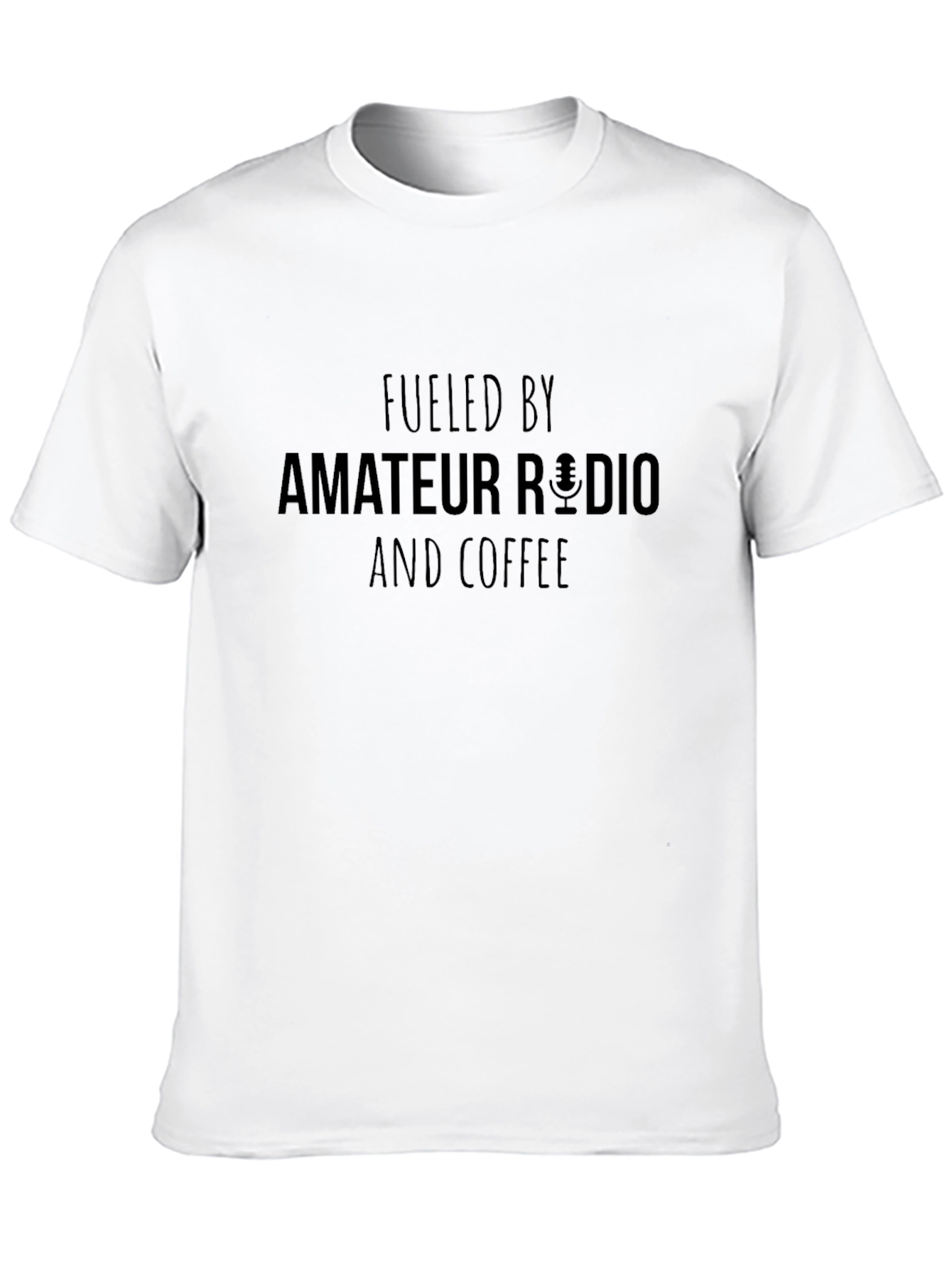 Fueled by Amateur Radio and Coffee T-Shirt