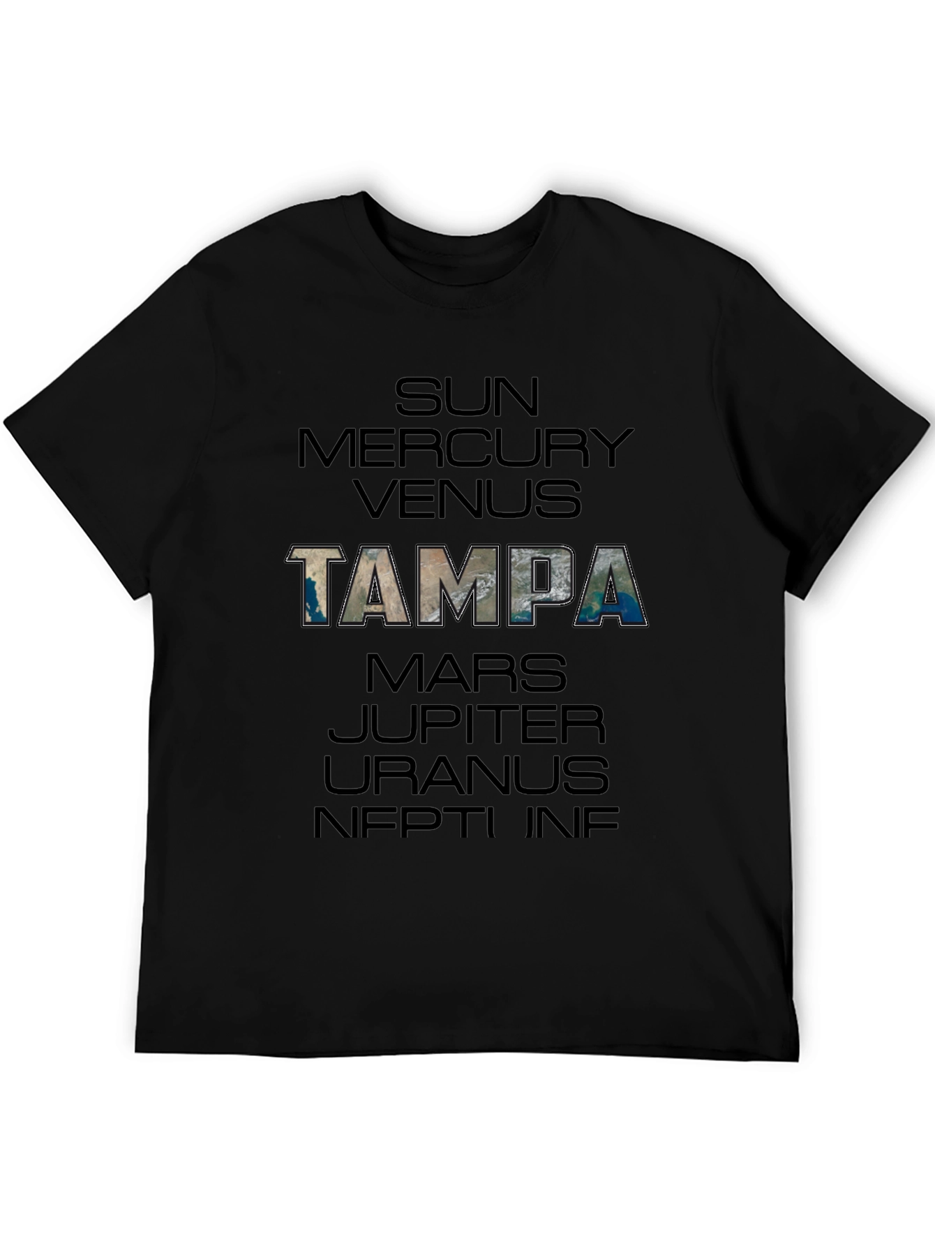 Tampa Planets T-Shirt - Stylish Graphic Tee