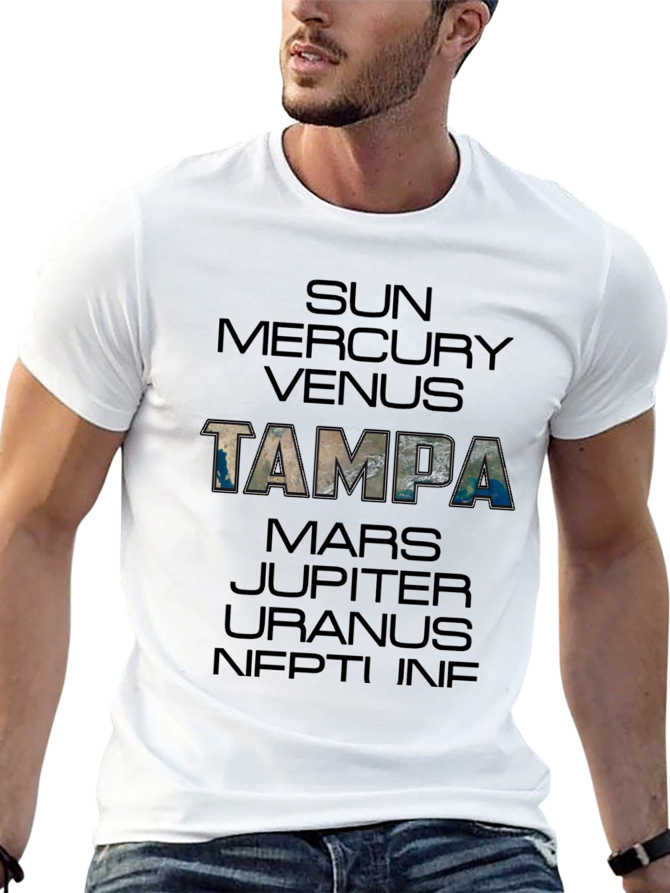 Tampa Planets T-Shirt - Stylish Graphic Tee