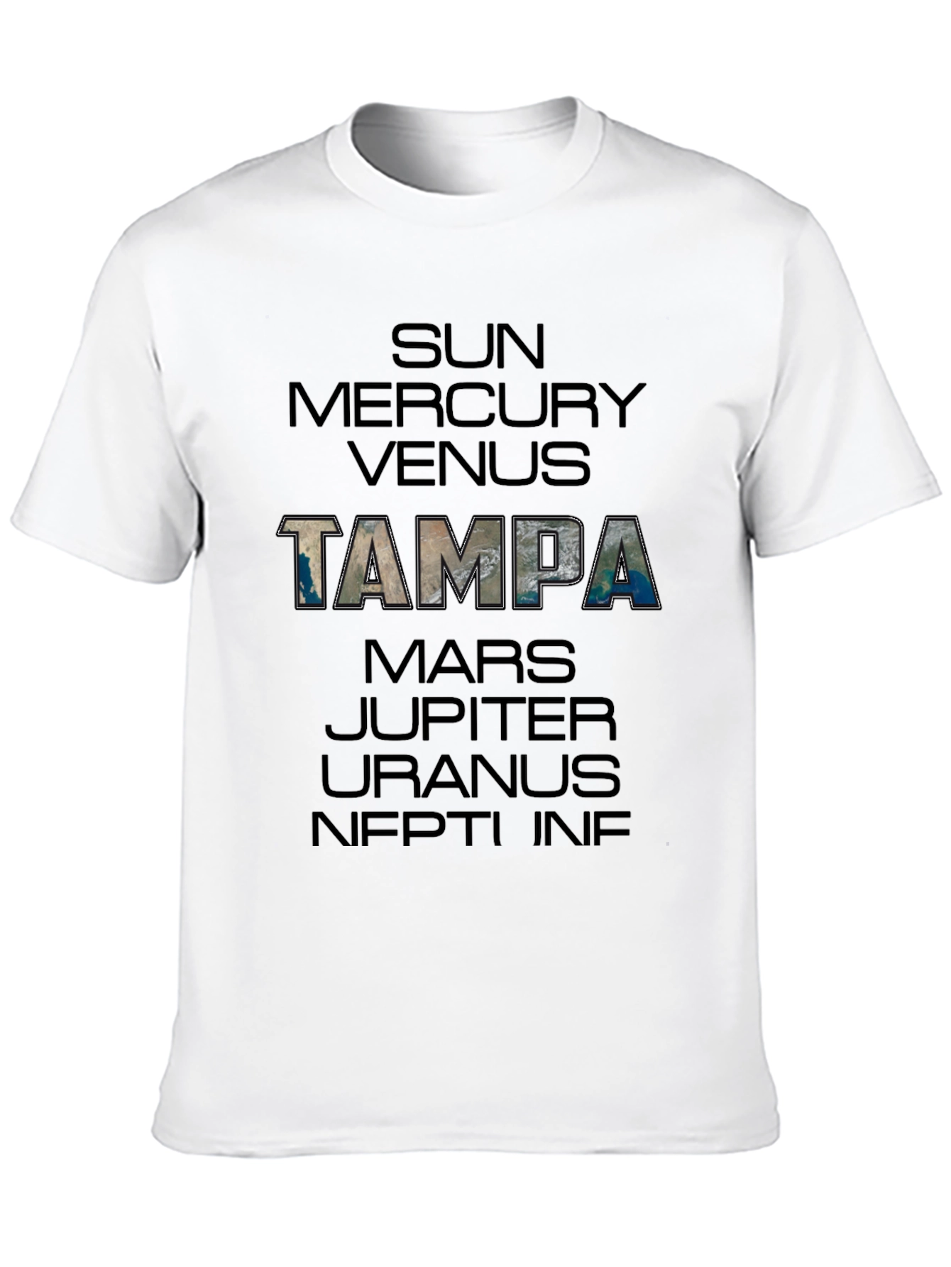 Tampa Planets T-Shirt - Stylish Graphic Tee