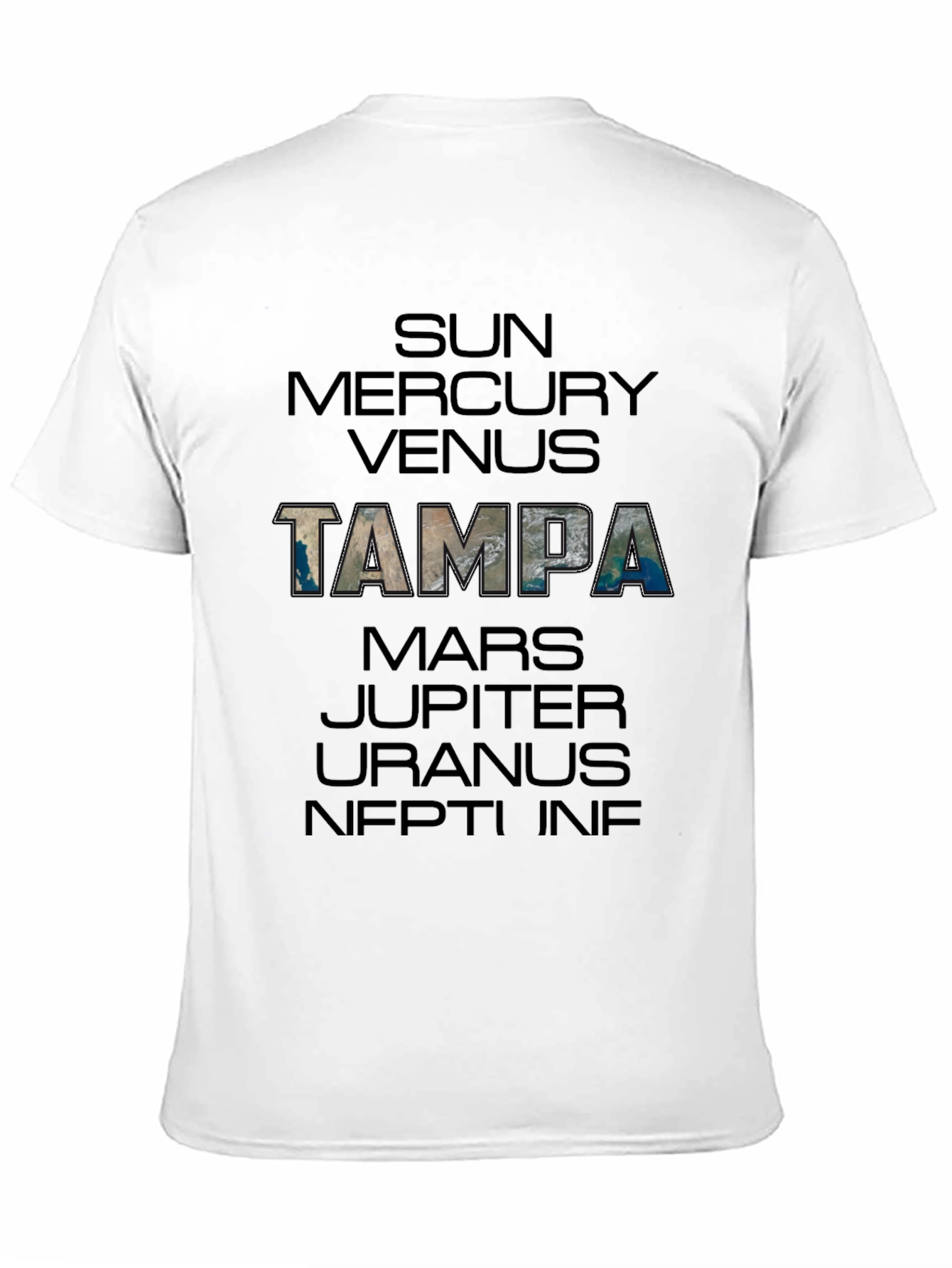 Tampa Planets T-Shirt - Stylish Graphic Tee