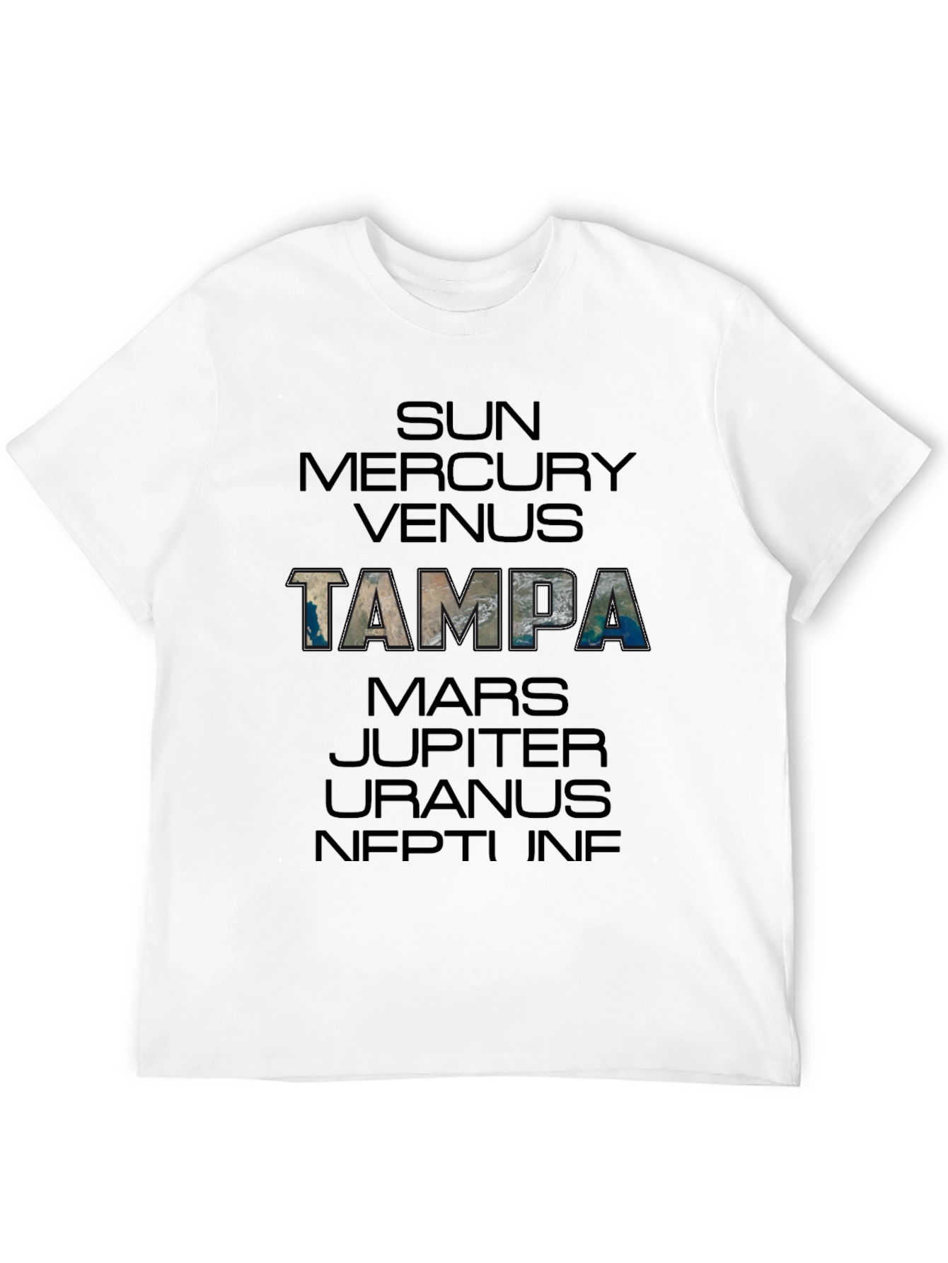 Tampa Planets T-Shirt - Stylish Graphic Tee