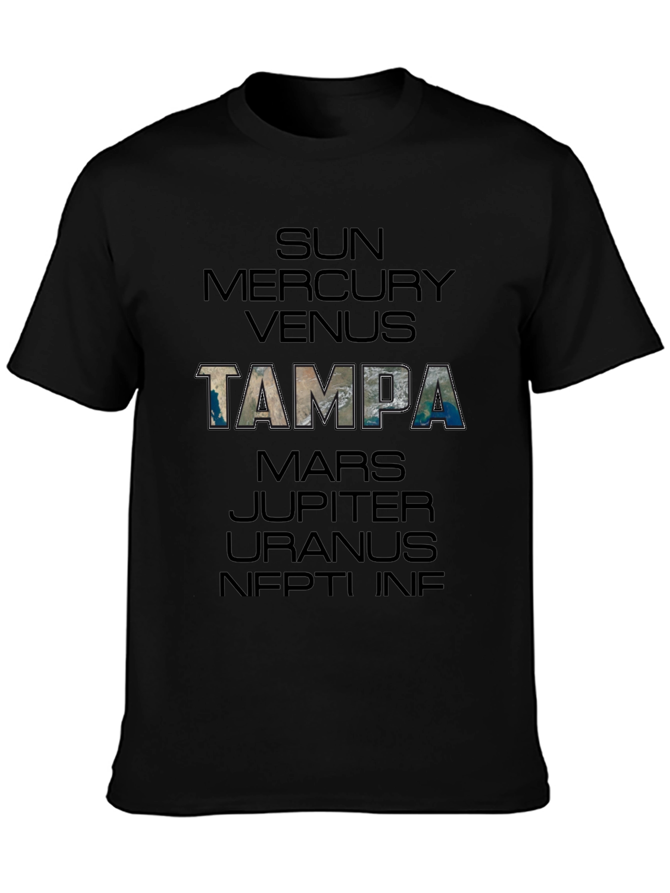 Tampa Planets T-Shirt - Stylish Graphic Tee