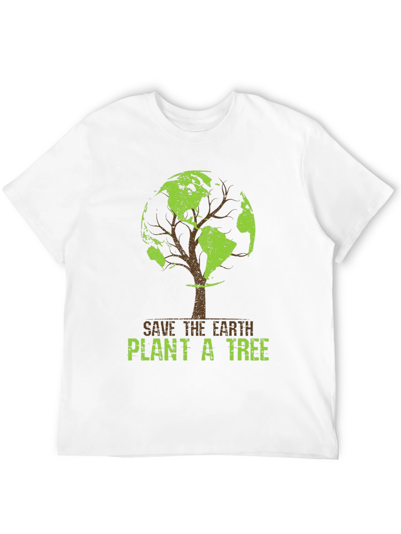 Earth Tree Graphic T-Shirt - Save the Planet
