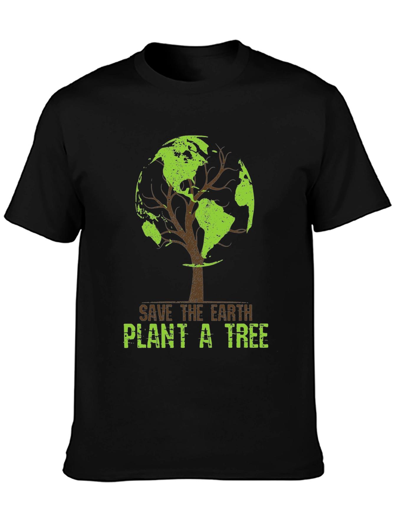 Earth Tree Graphic T-Shirt - Save the Planet