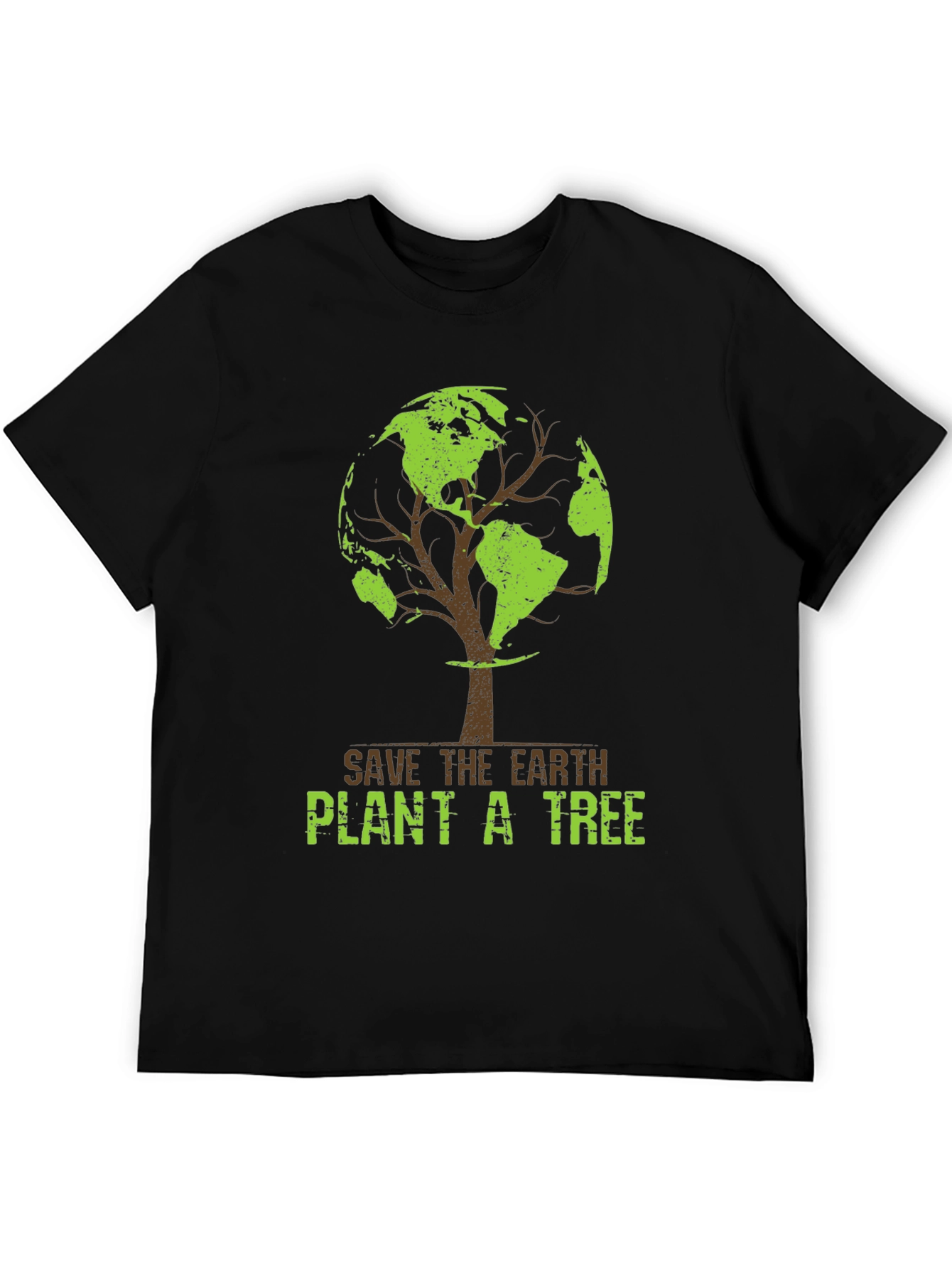 Earth Tree Graphic T-Shirt - Save the Planet